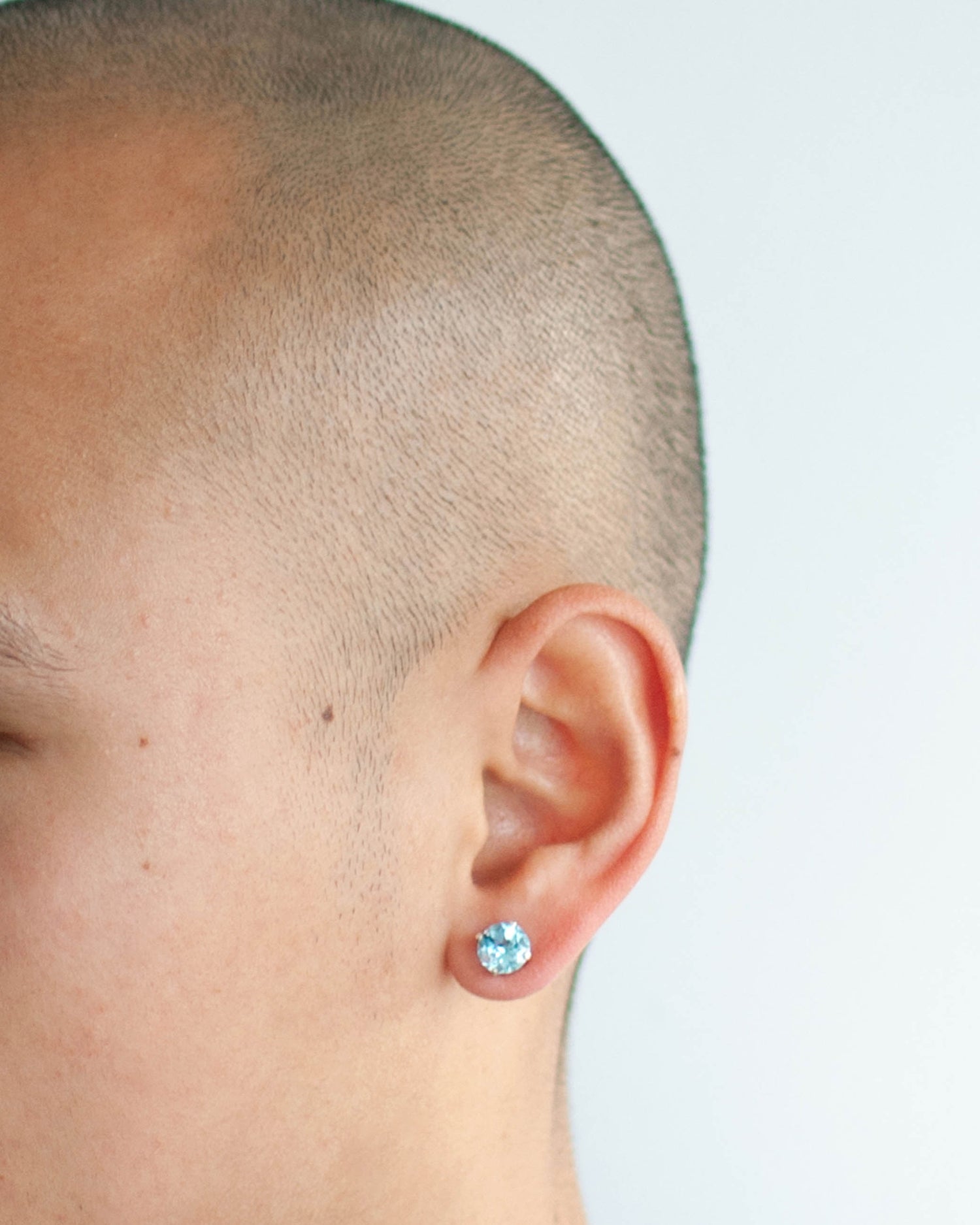 Blue Topaz Stud