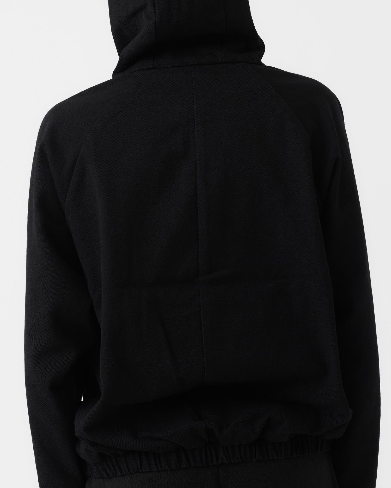 Raglan Sleeve Hooded Zip Jacket