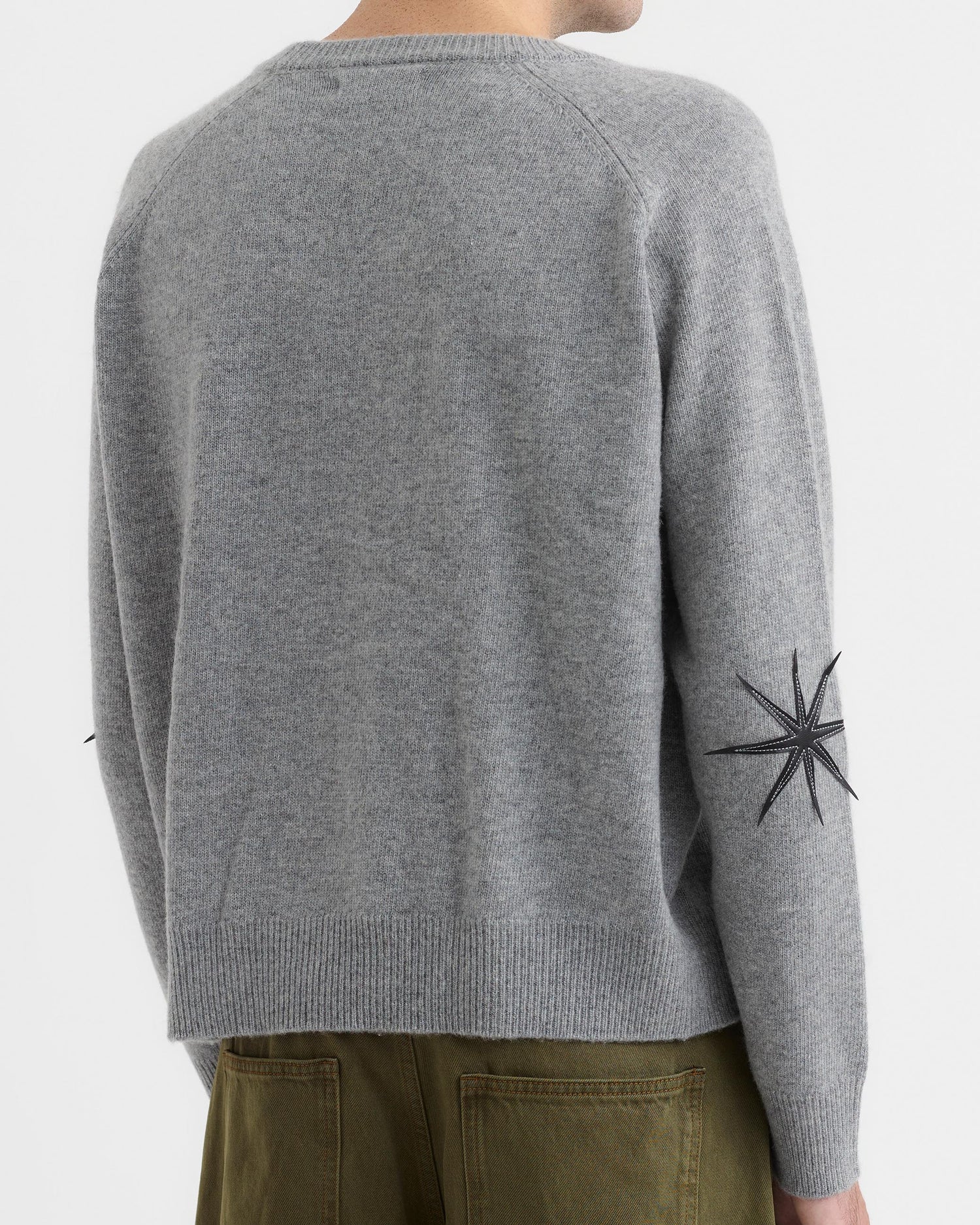 Lambswool Sweater - Heather Grey
