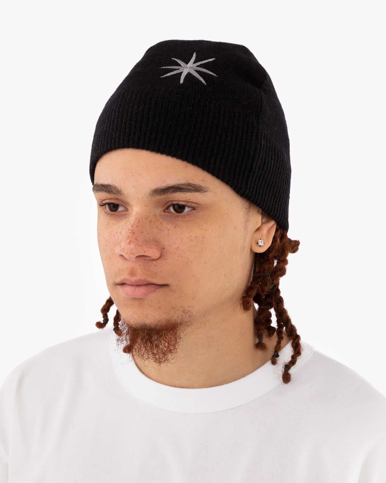 Lambswool Toque Beanie - Black