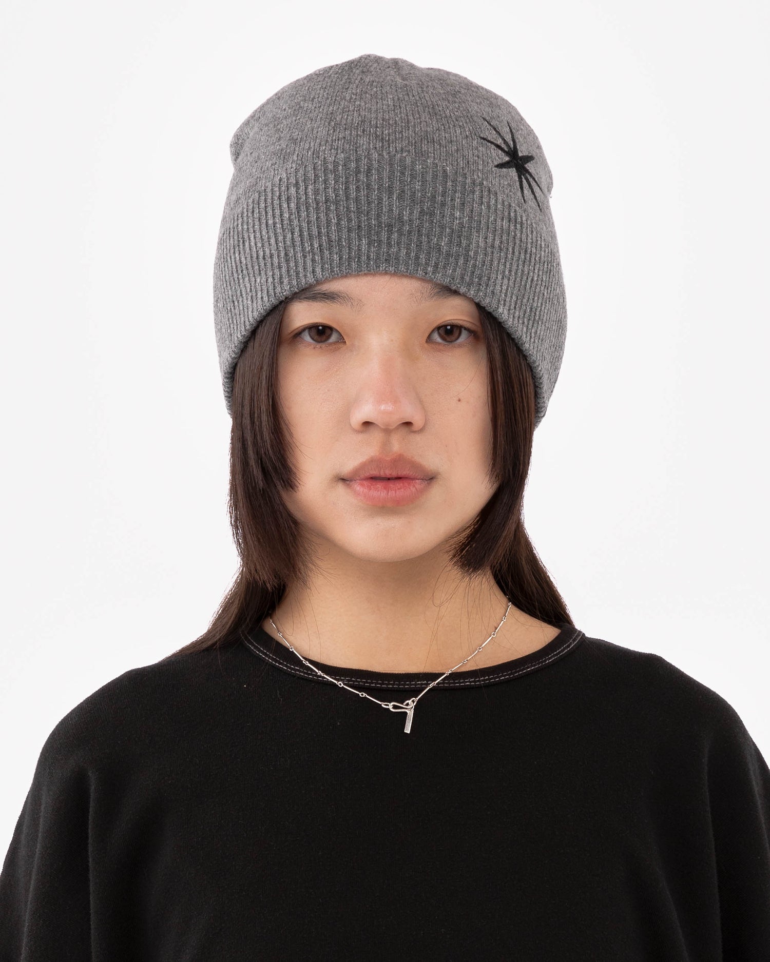 Lambswool Toque Beanie - Grey