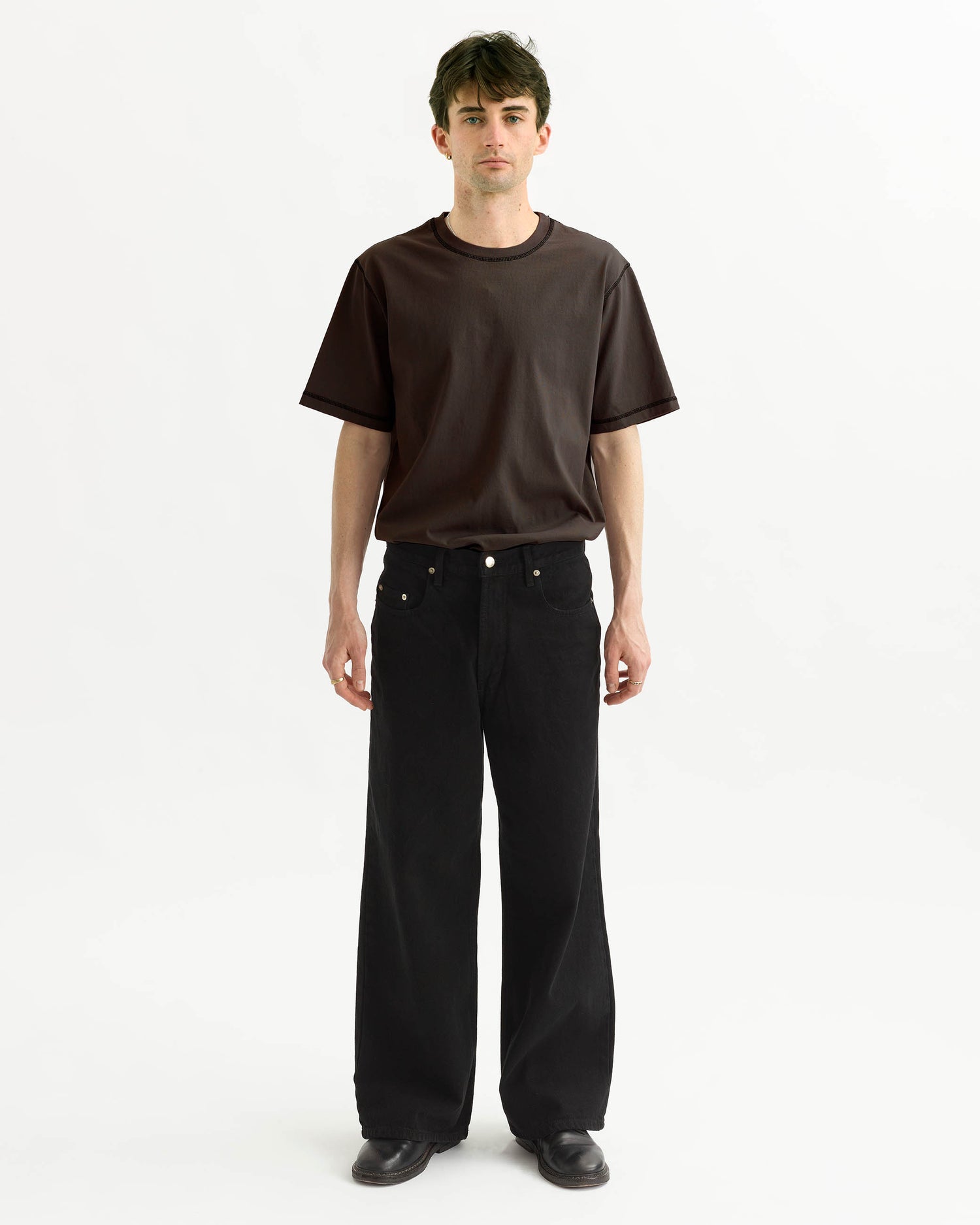 Loose Jeans - Overdyed Black