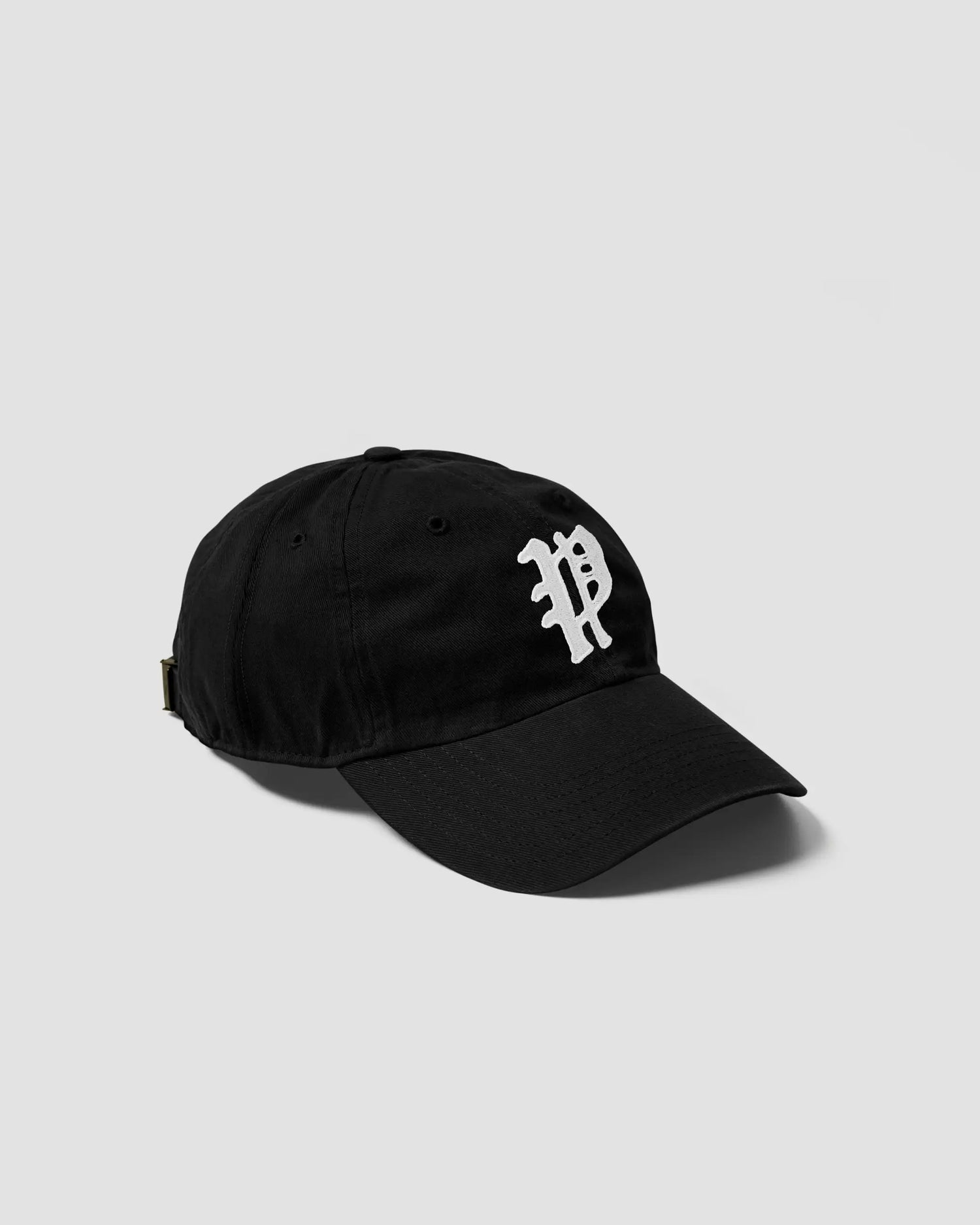 Washed Twill Baseball Cap - Black