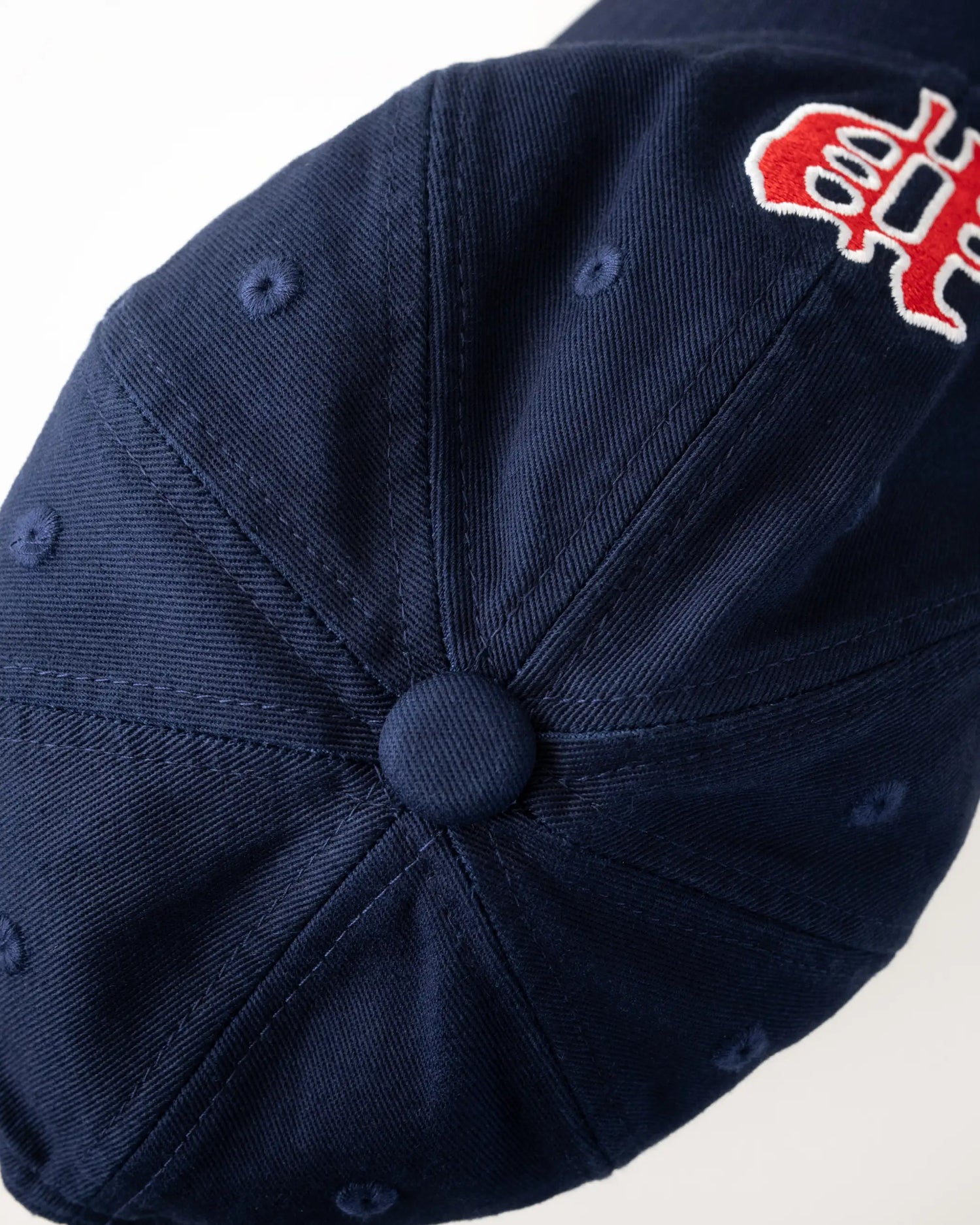 Washed Twill Baseball Cap - Navy
