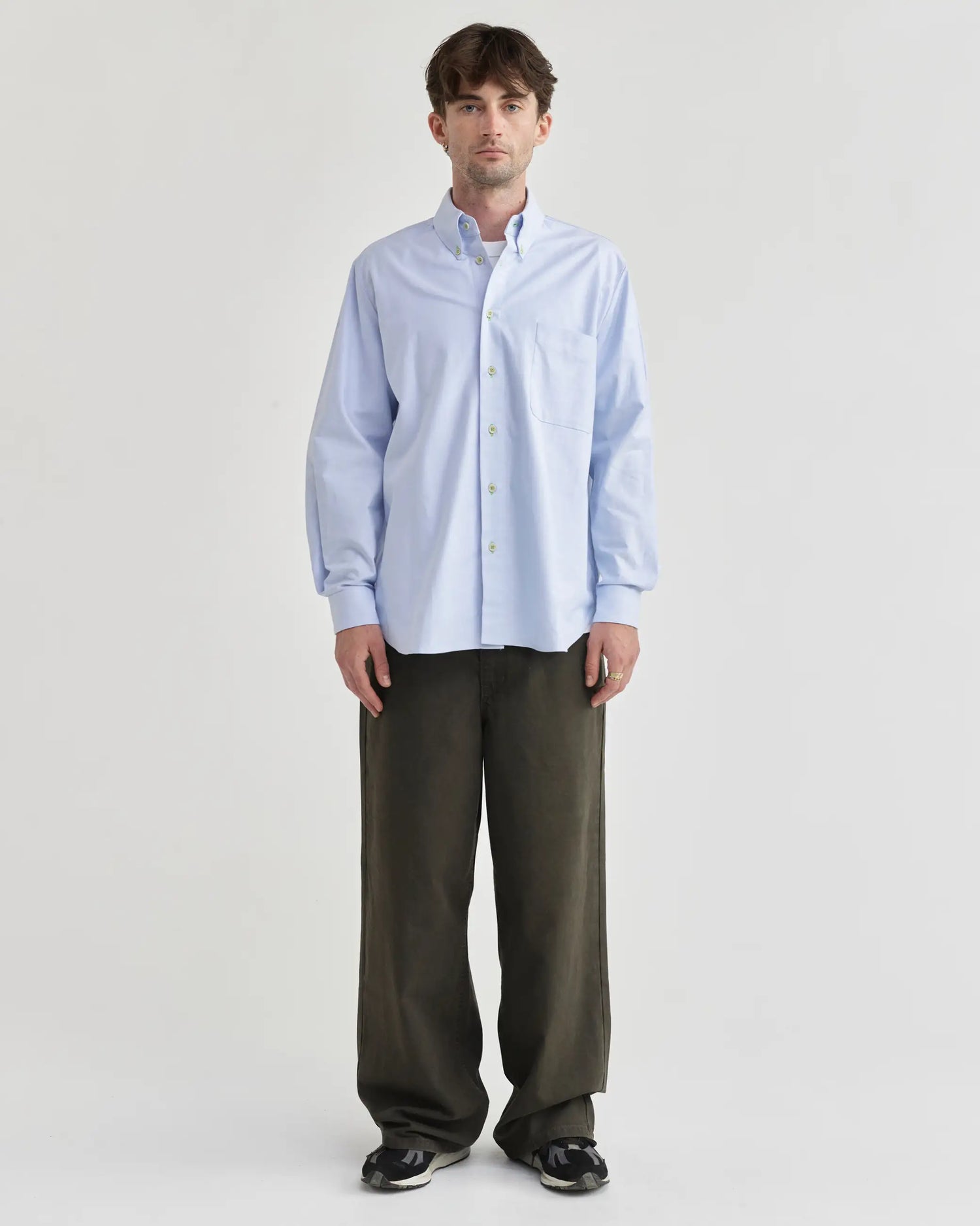 Loose Cut Ripstop Carpenter Pant - Washed Khaki