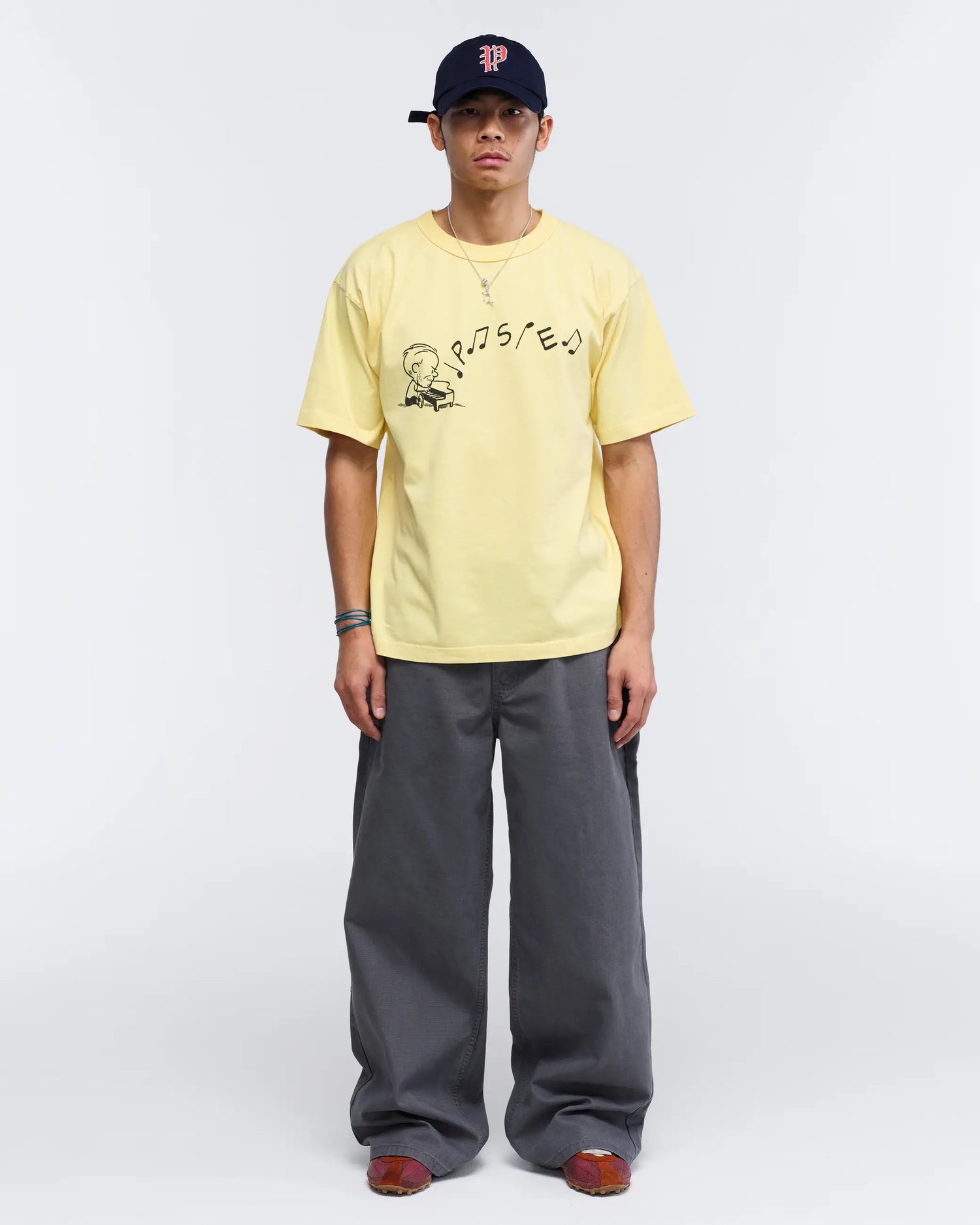 Loose Cut Ripstop Carpenter Pant - Washed Grey