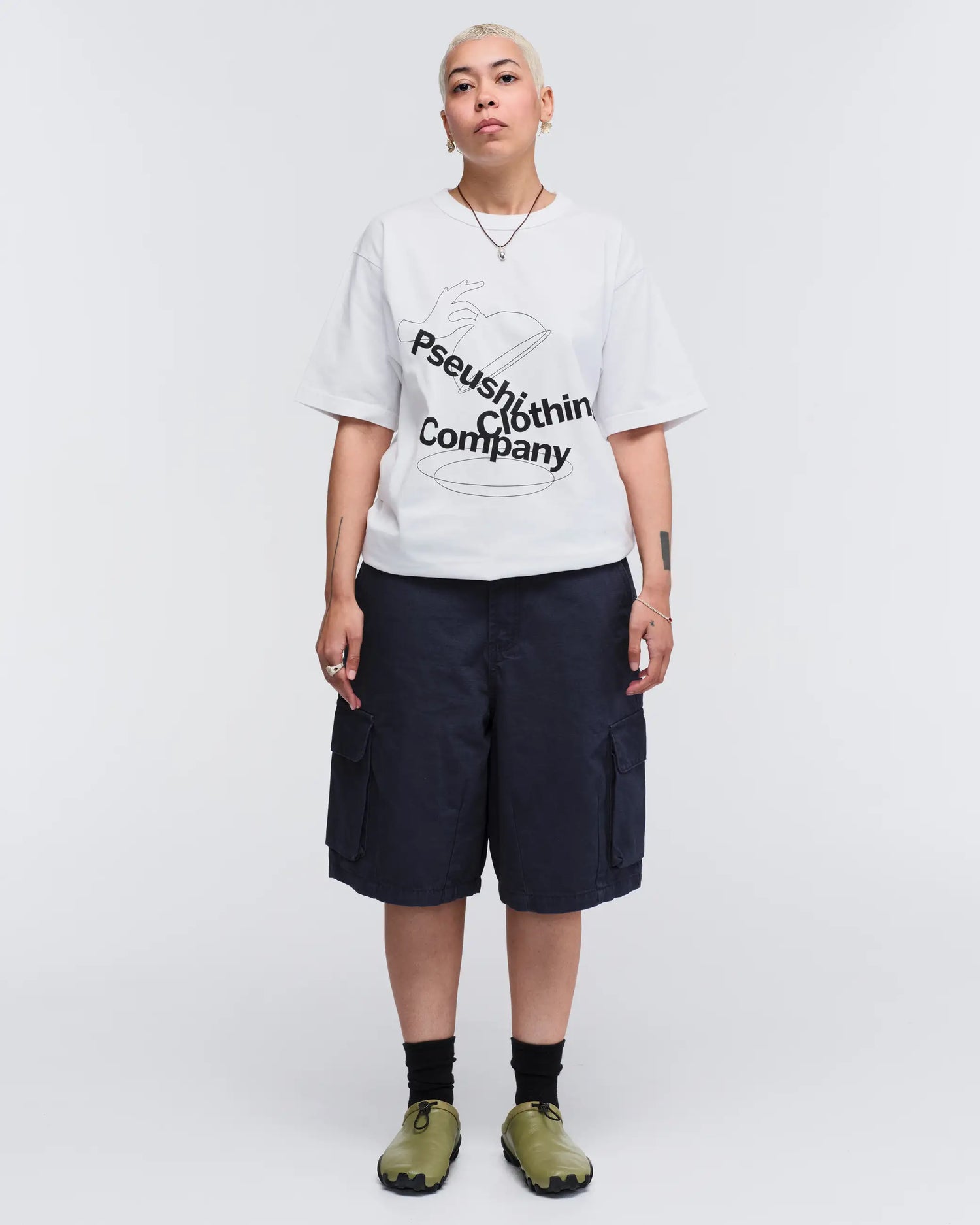 Cotton Ripstop Cargo Shorts - Washed Navy