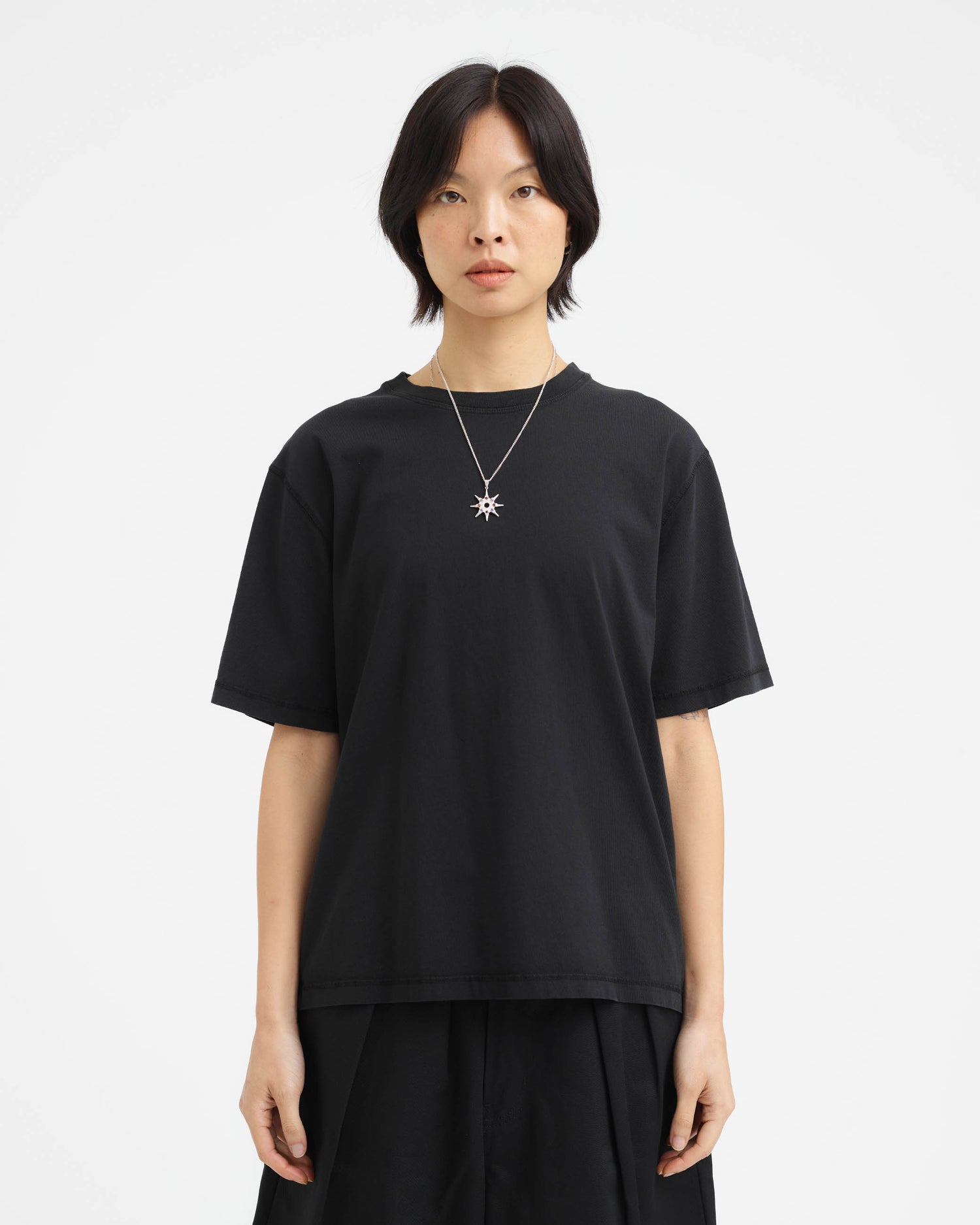 Coverstitch Tee - Black