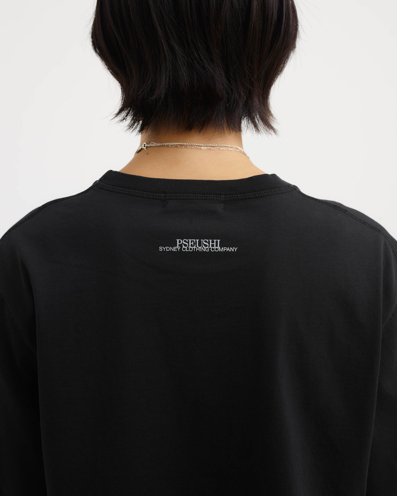 Coverstitch Tee - Black