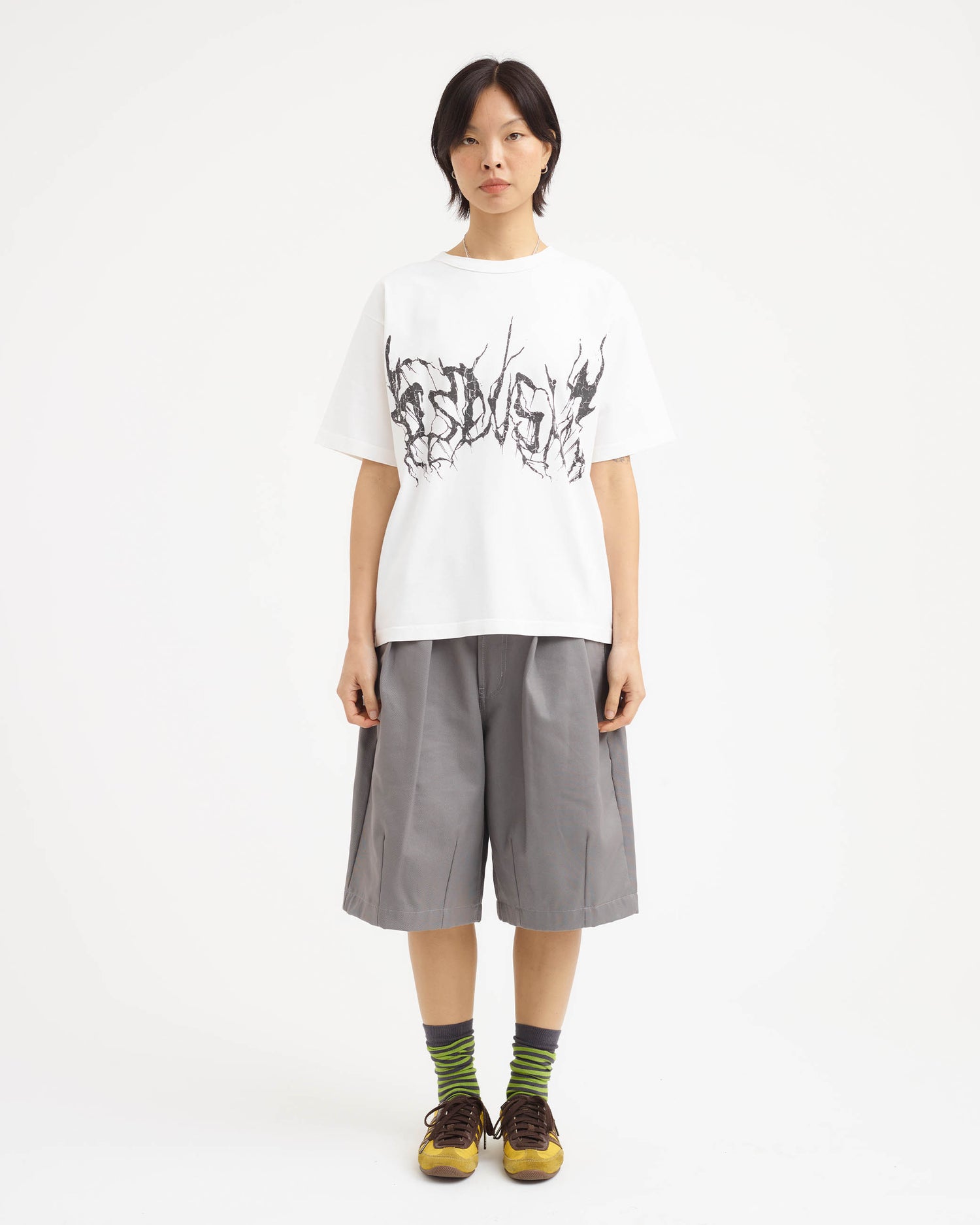 Metal Tee - White
