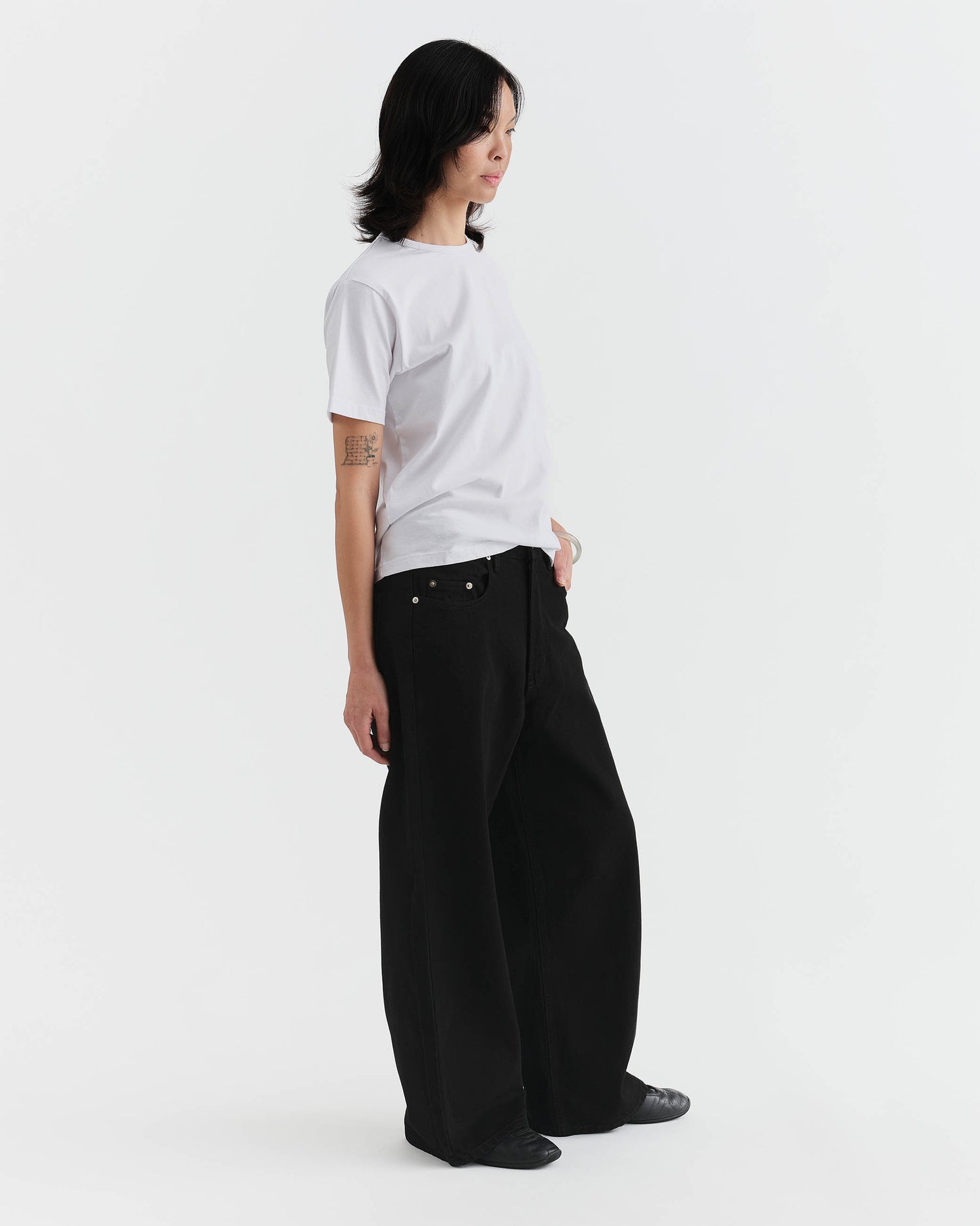 Loose Jeans - Overdyed Black