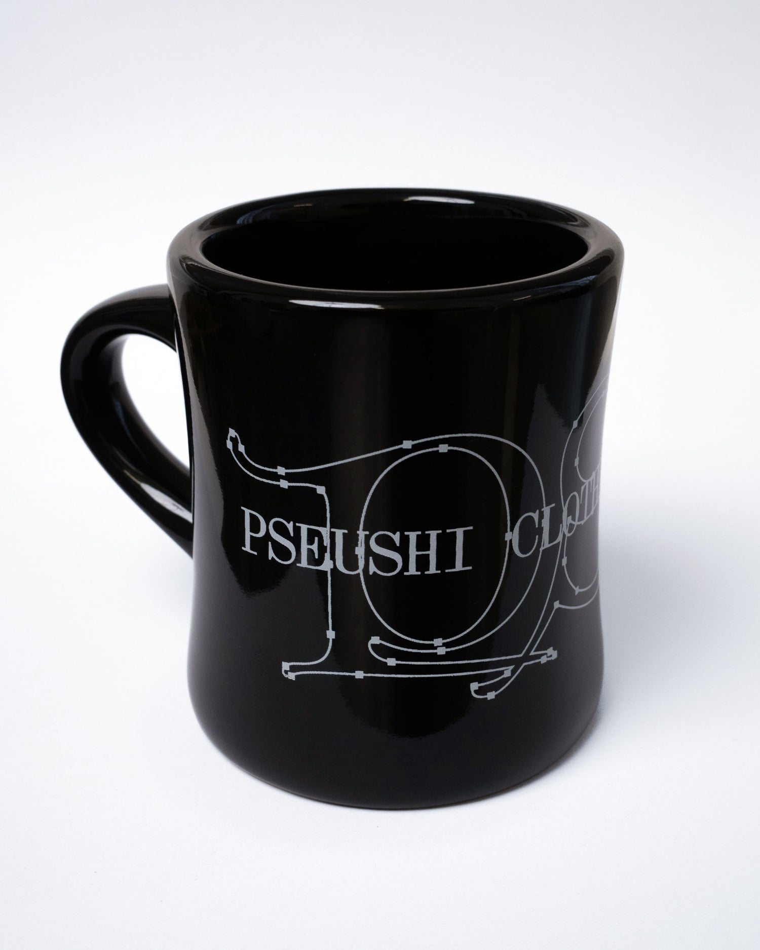 Gothic Logo Diner Mug - Black