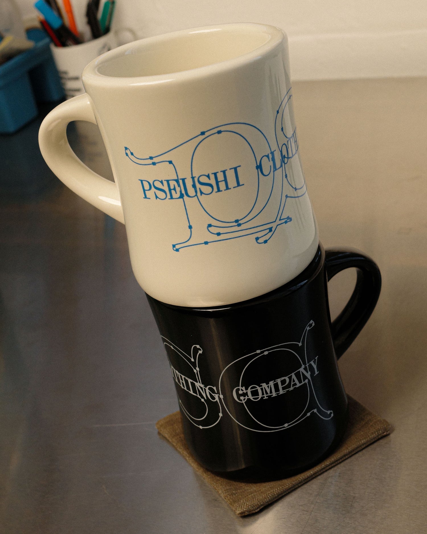 Gothic Logo Diner Mug - Black