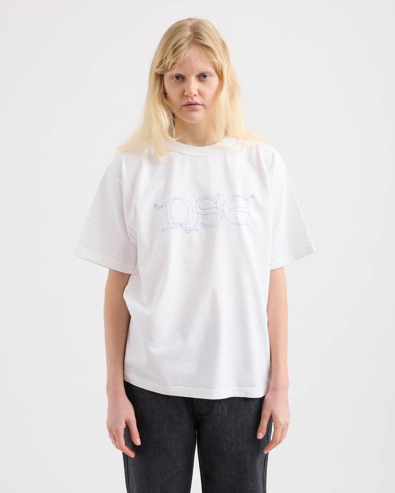 Gothic Logo Tee - White