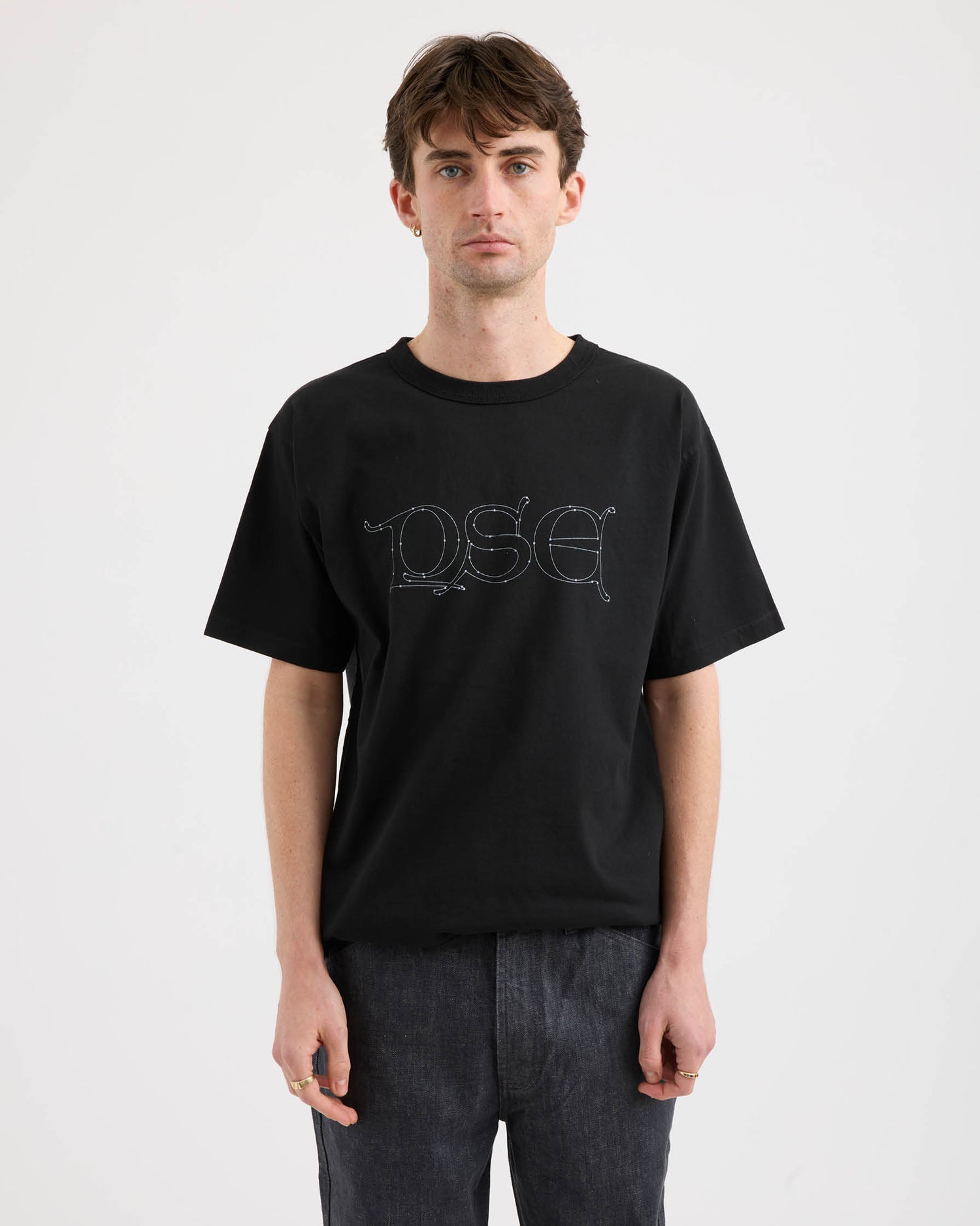 Gothic Logo Tee - Black
