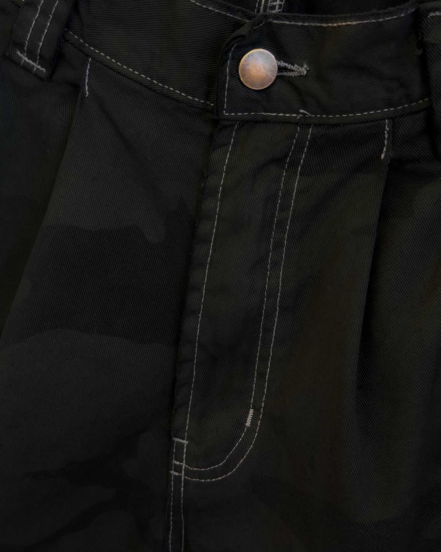 Pleated Balloon Shorts - Overdyed Camo