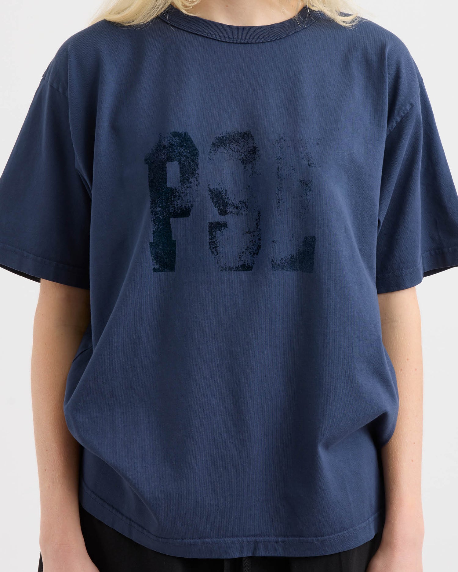 Boot Tee - Navy