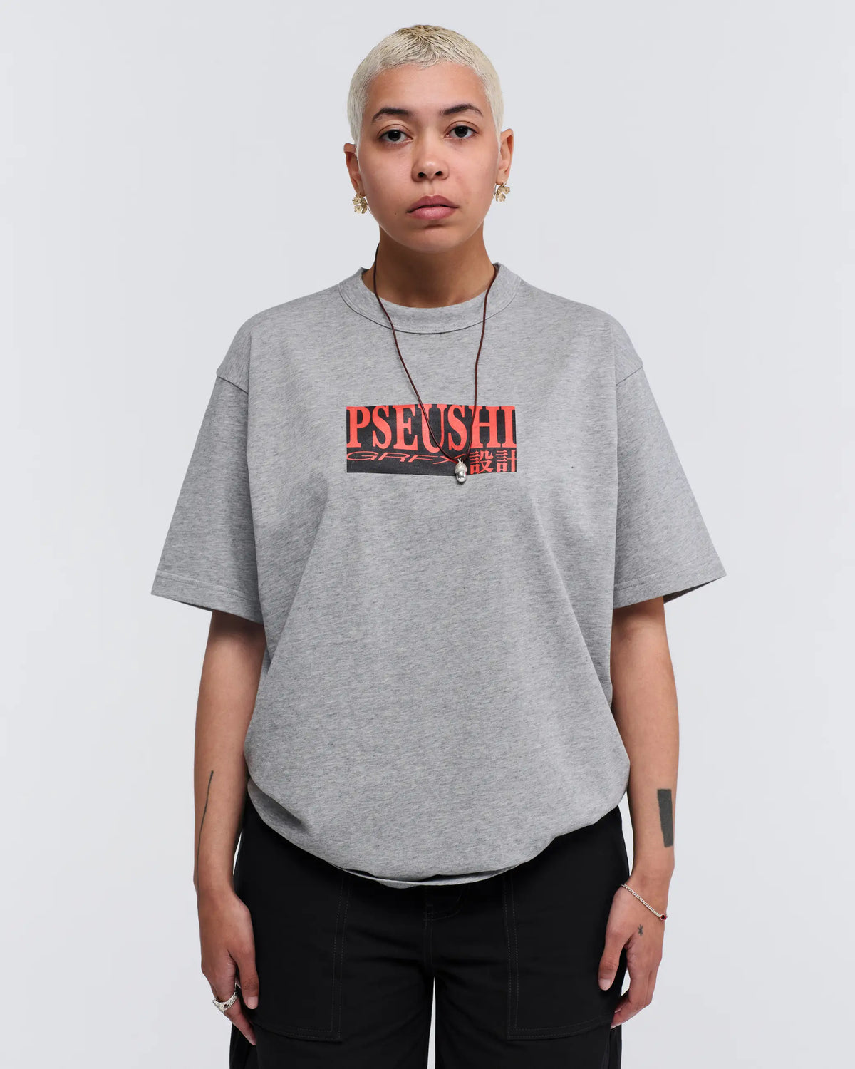 GRFX Tee - Grey Marle