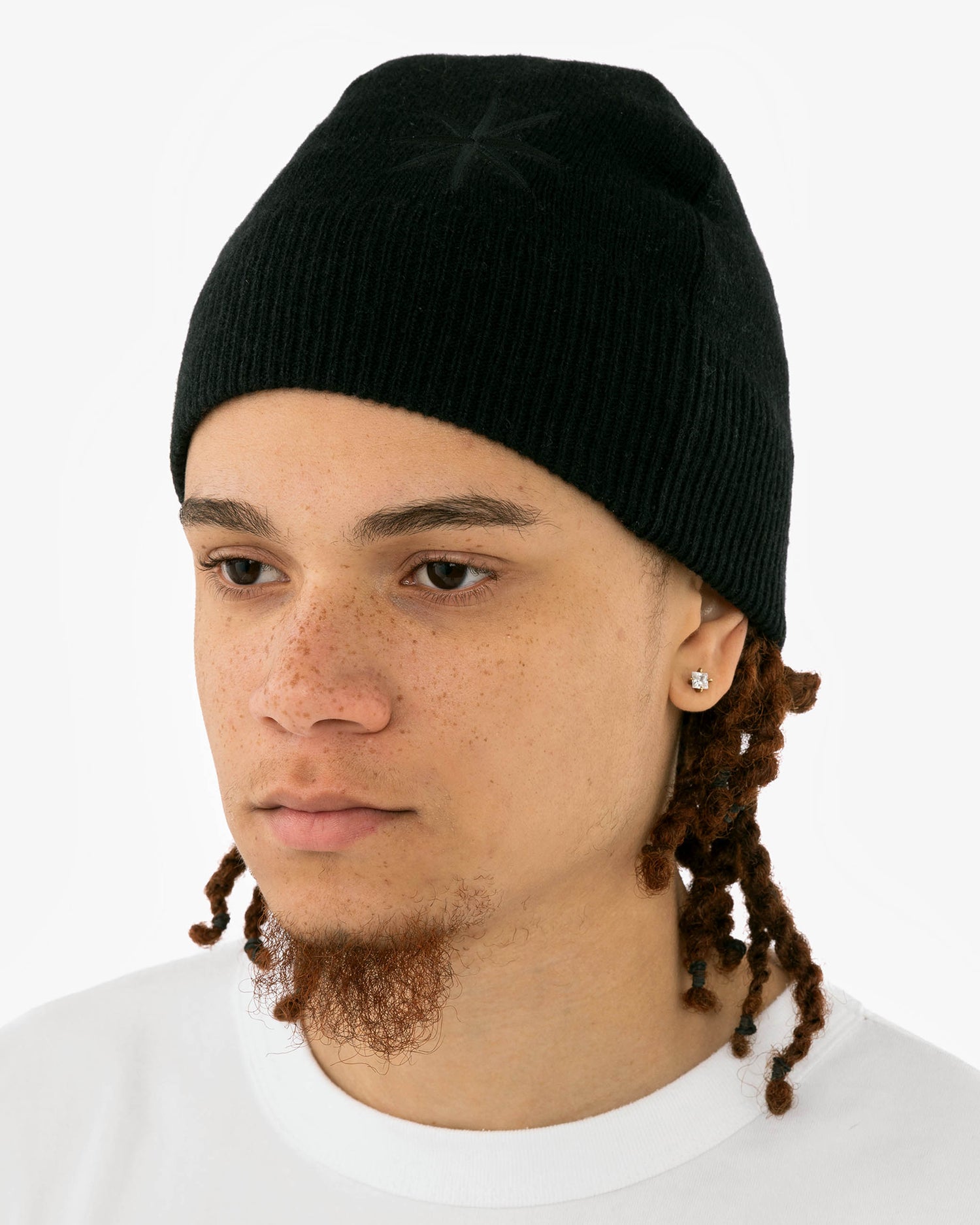 Lambswool Toque Beanie - Black