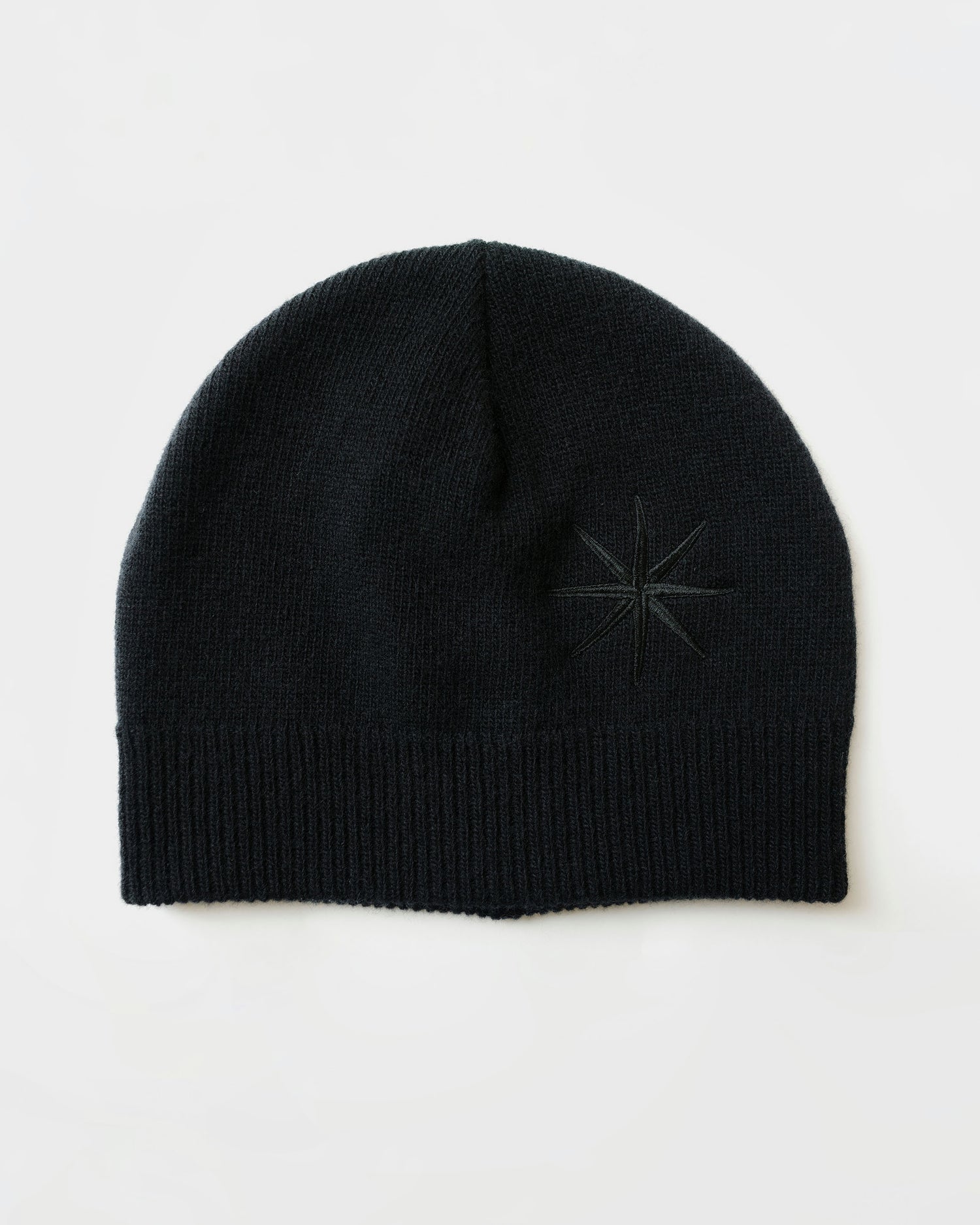 Lambswool Toque Beanie - Black