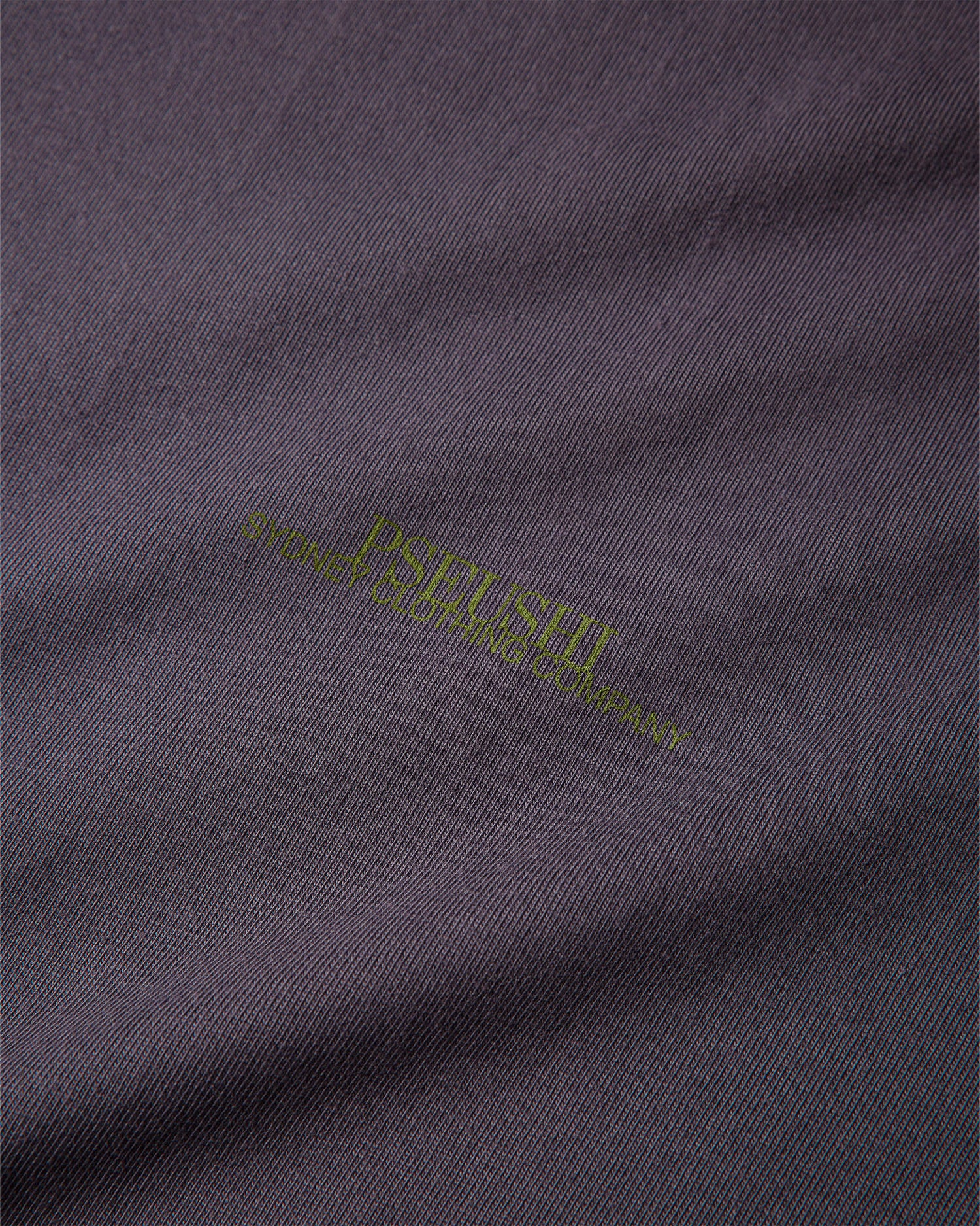 Contrast Stitch Tee - Blackcurrant