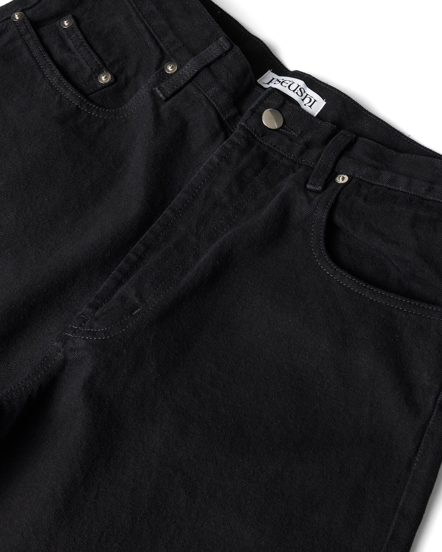 Loose Jeans - Overdyed Black