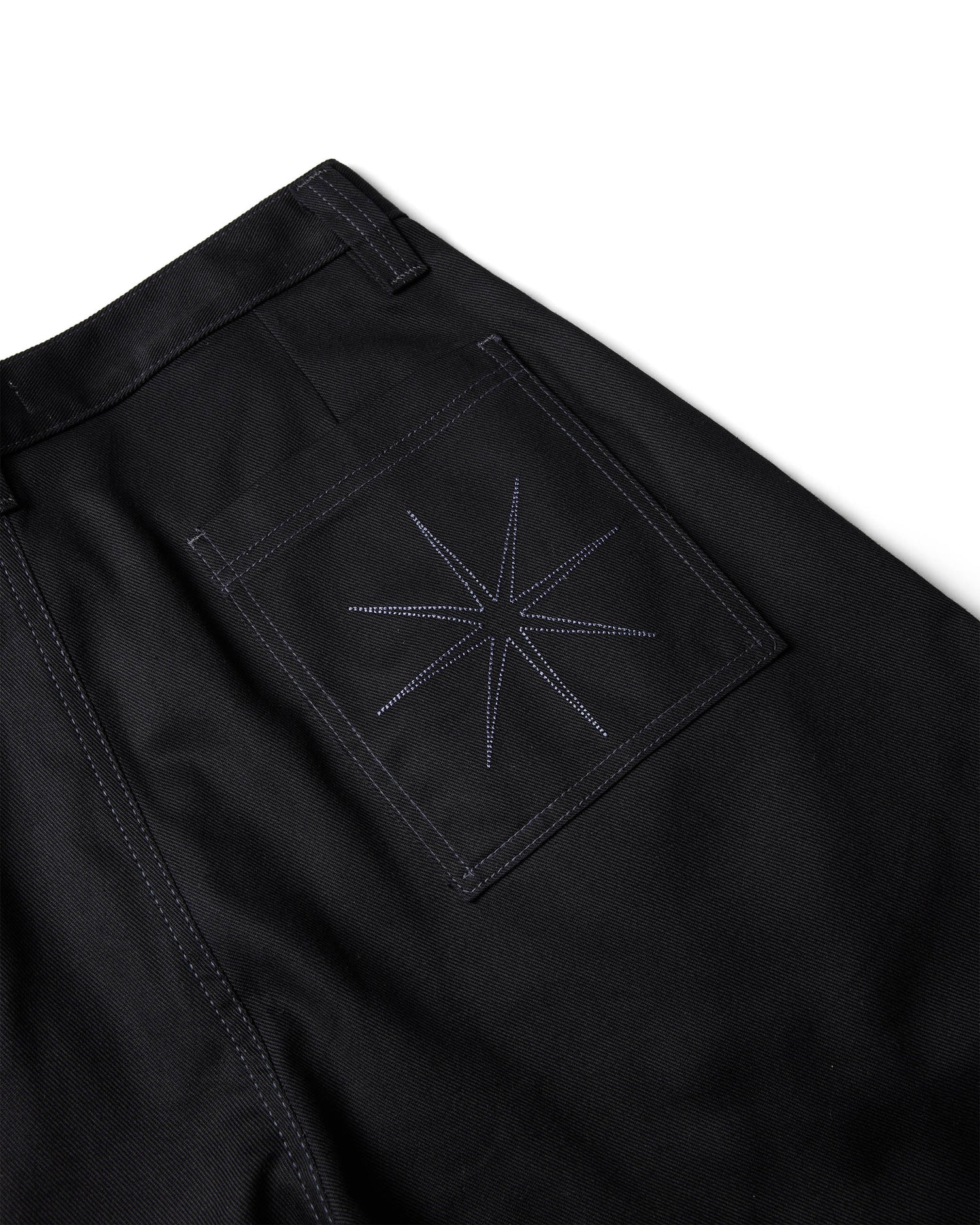 Pleated Oversized Shorts - Black