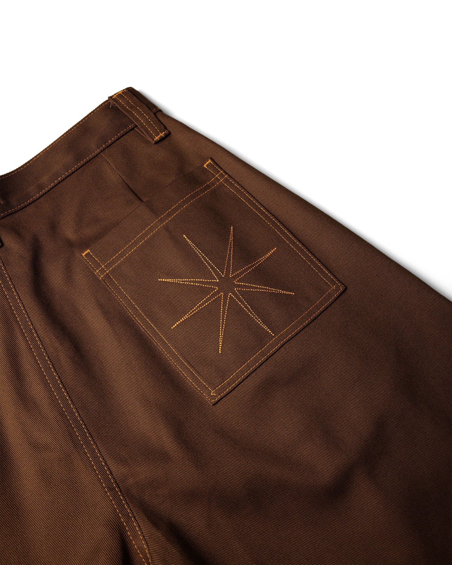 Pleated Oversized Shorts - Brown