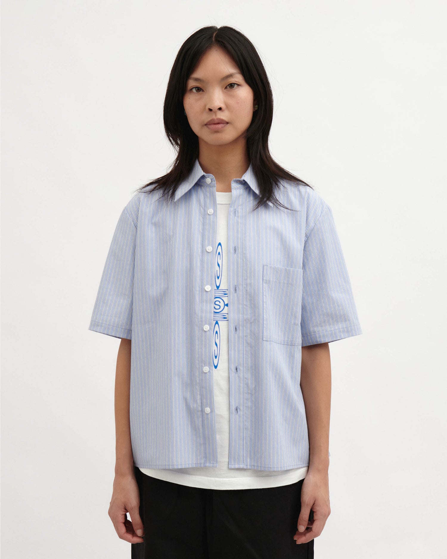 Summer Shirt - Blue Stripe