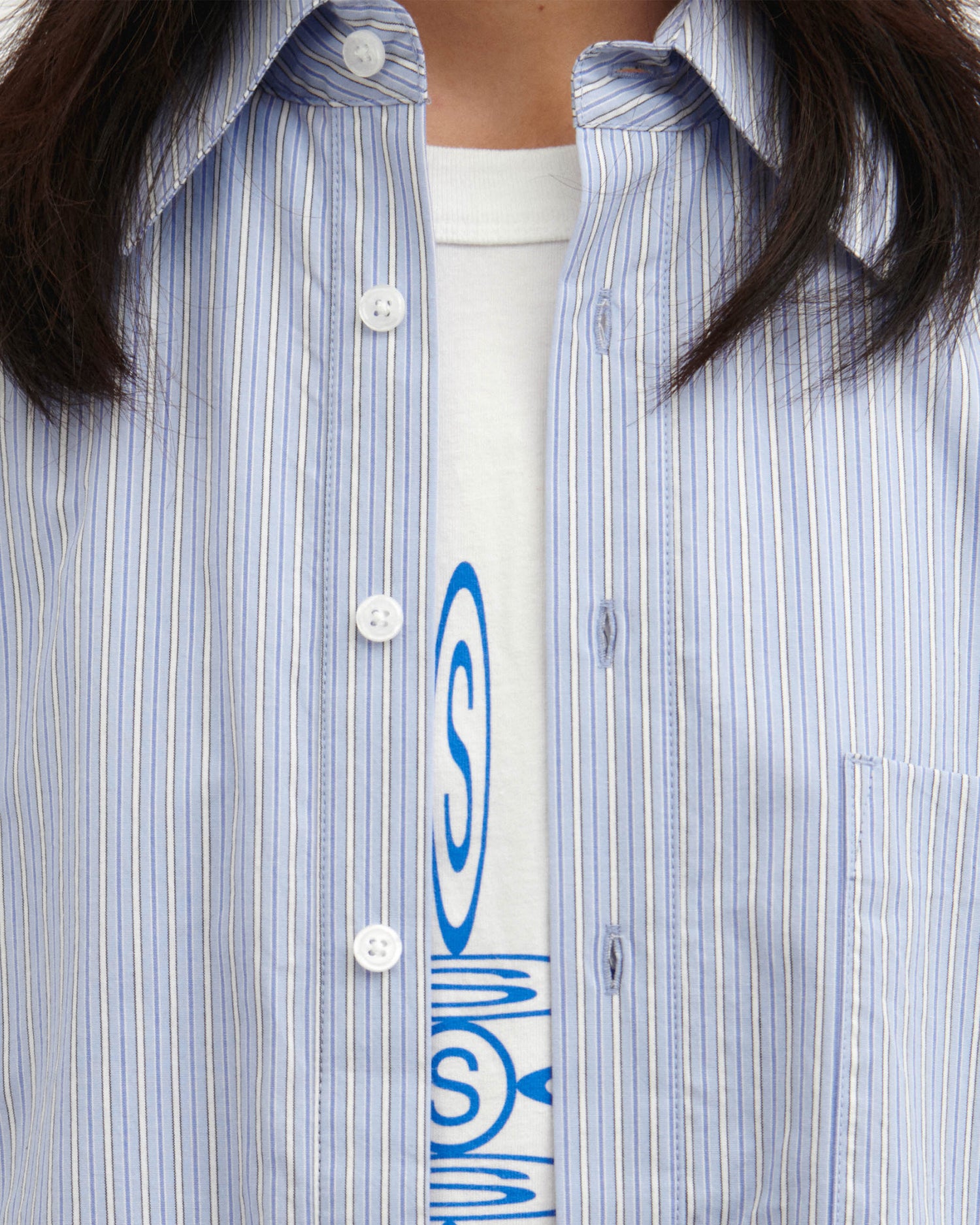 Summer Shirt - Blue Stripe