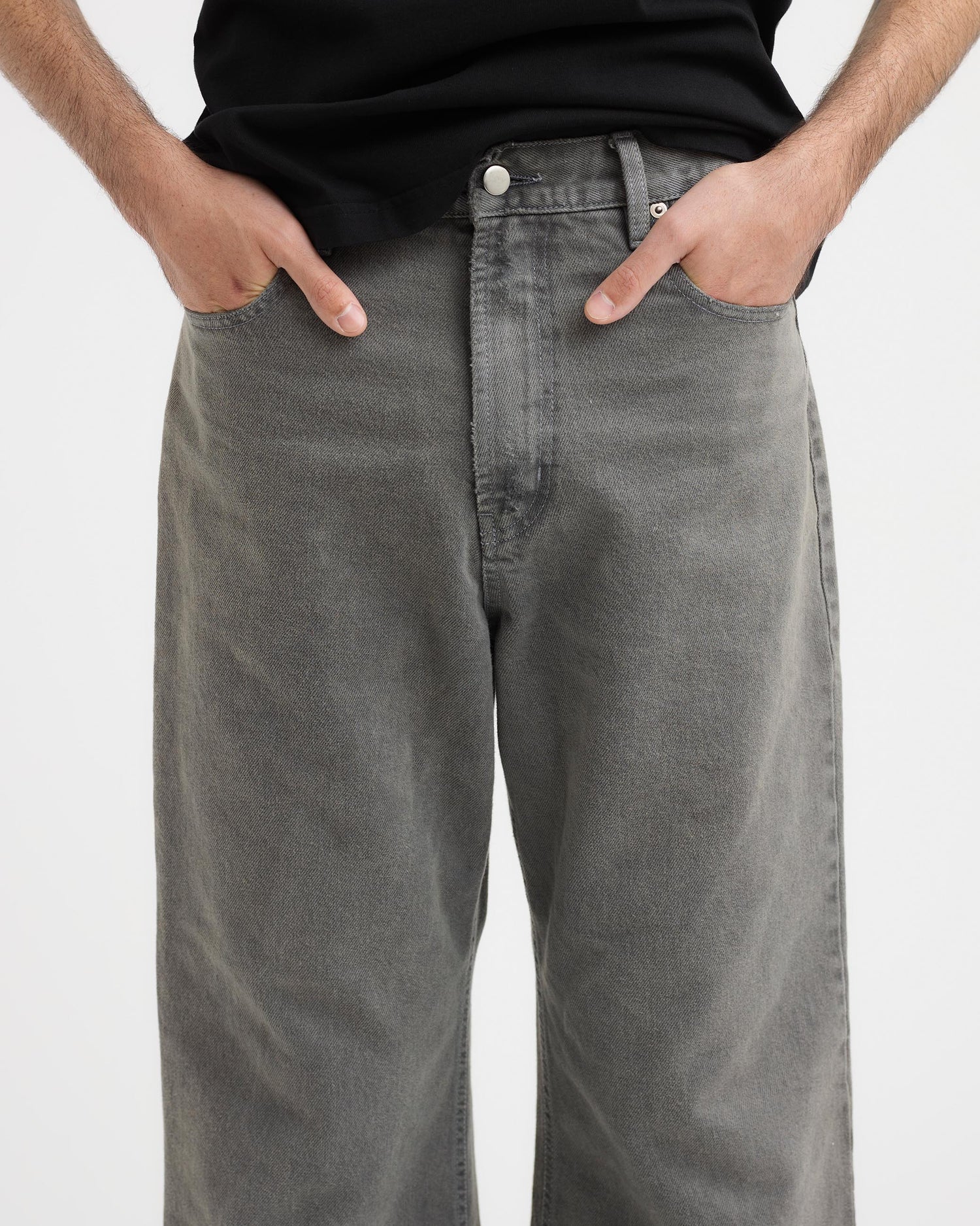 Baggy Jeans - Overdyed Grey