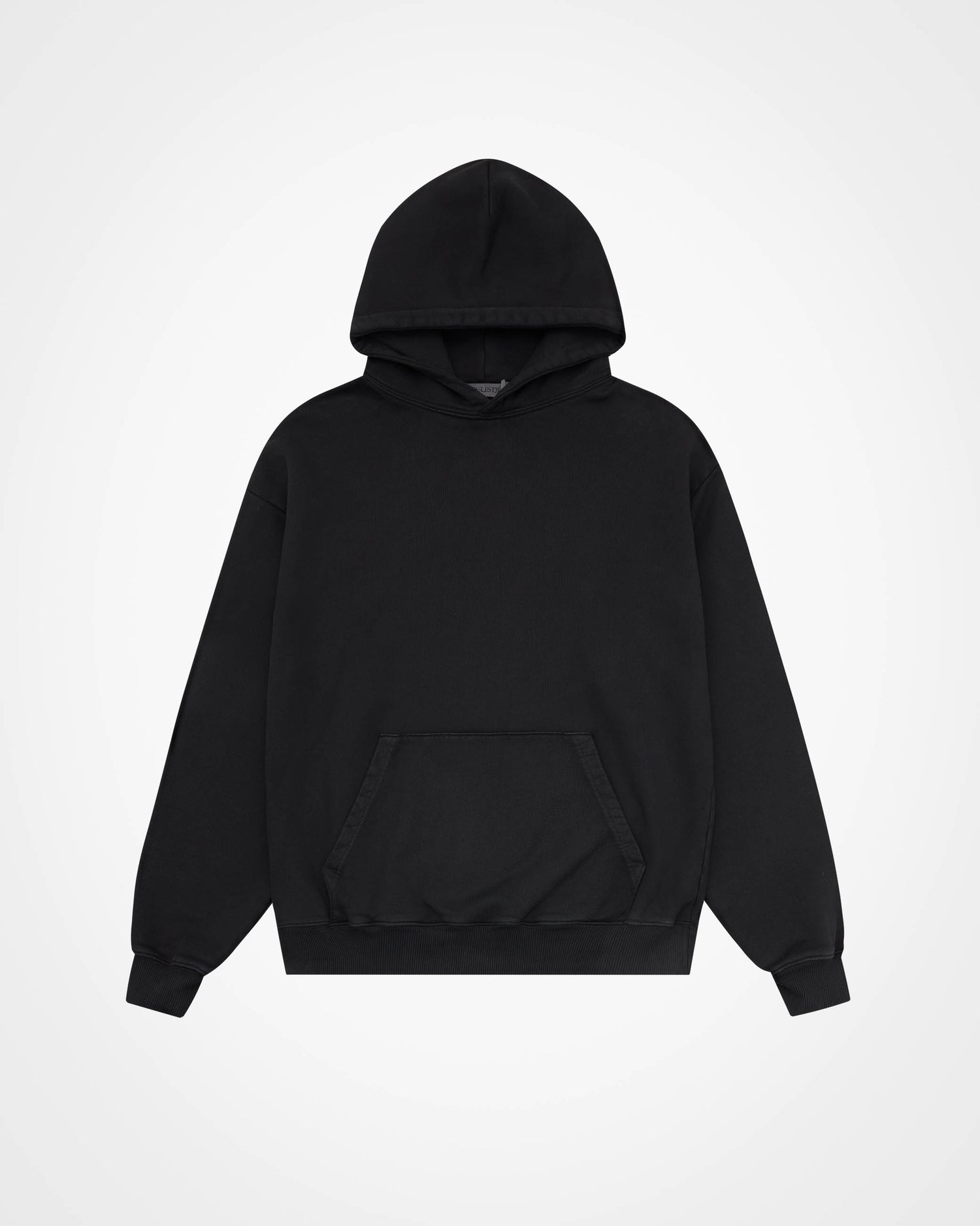 Garment Dyed Hoodie - Black