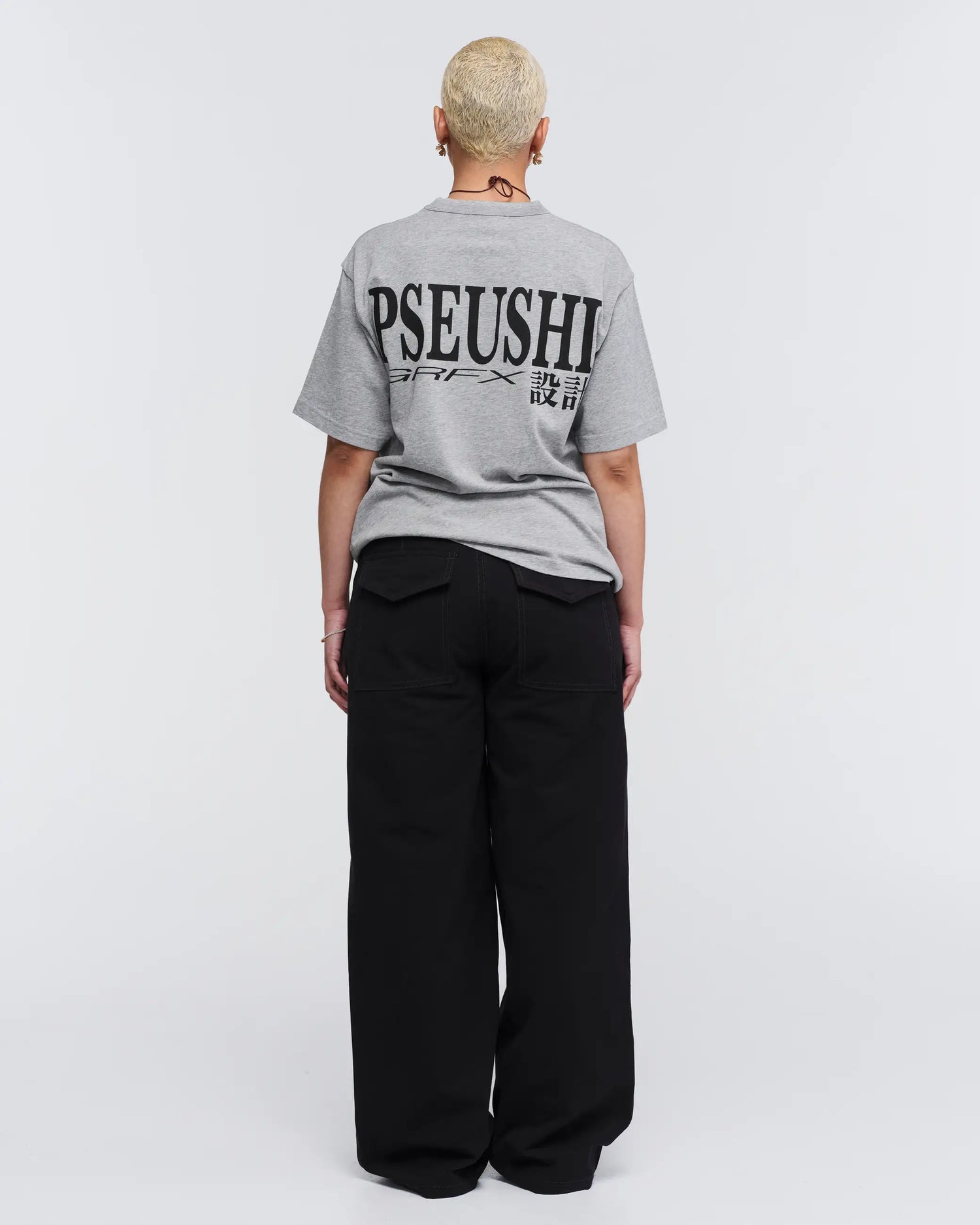 Loose Cut Canvas Fatigue Pant - Washed Black