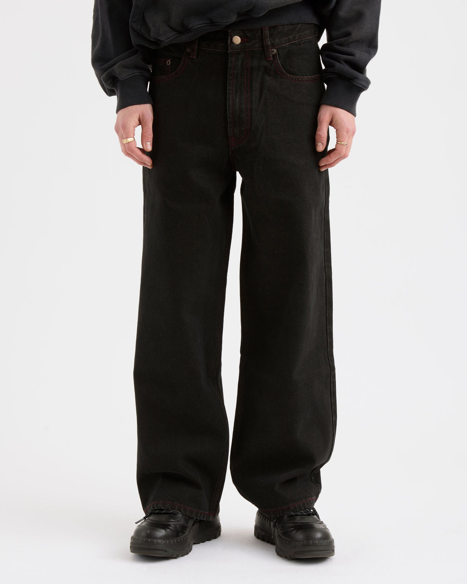 Loose Jeans - Mud Wash