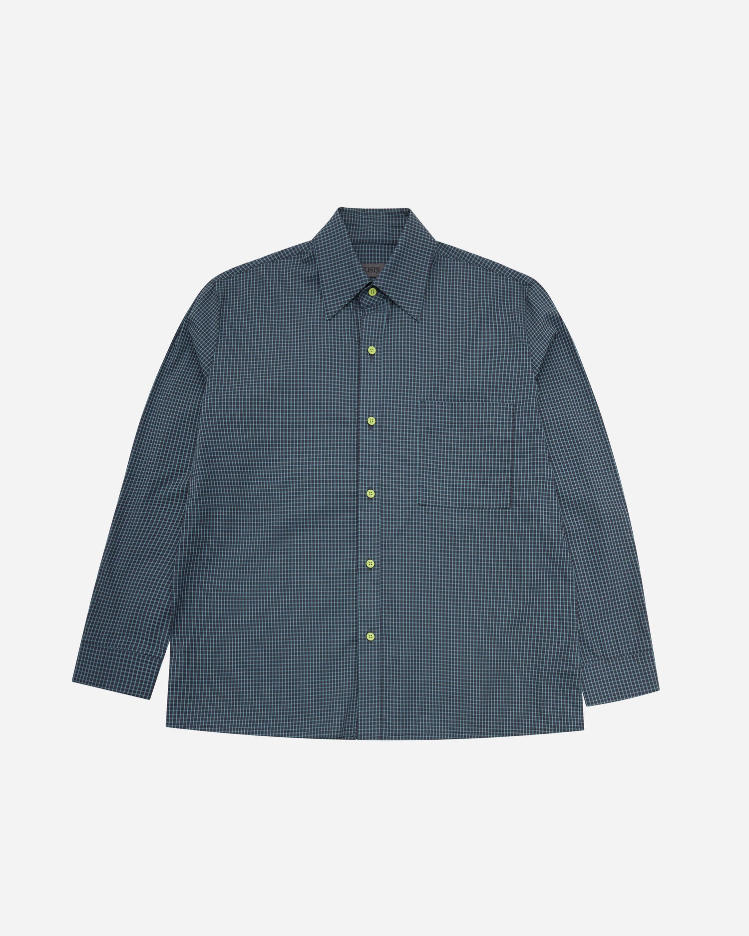 Long Sleeve Shirt - Blue Green Check