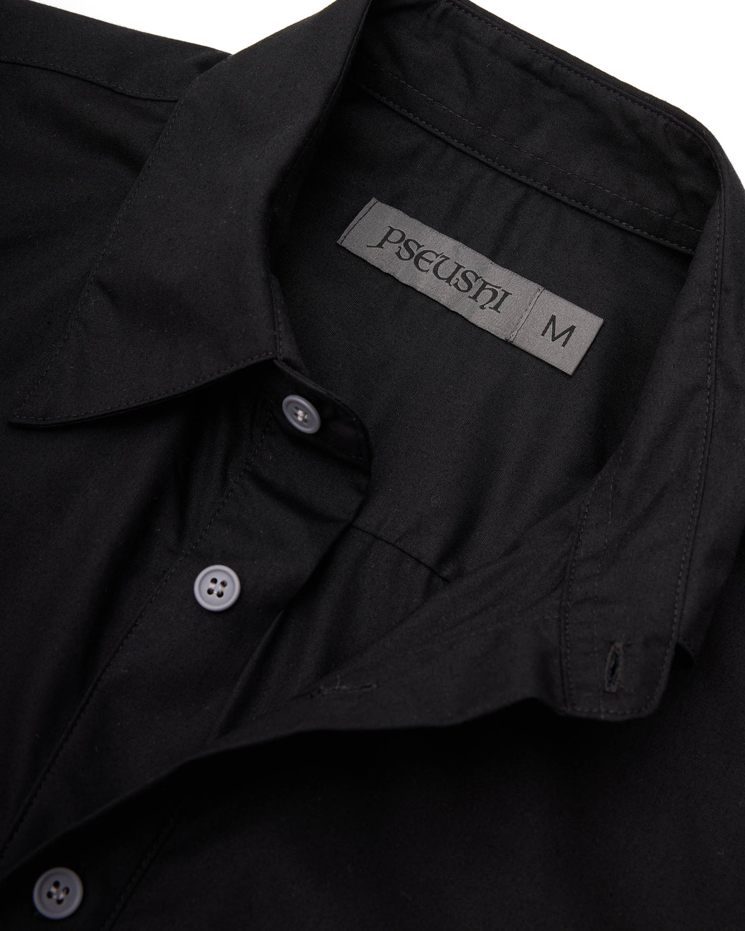 Short Sleeve Dress Shirt - Black