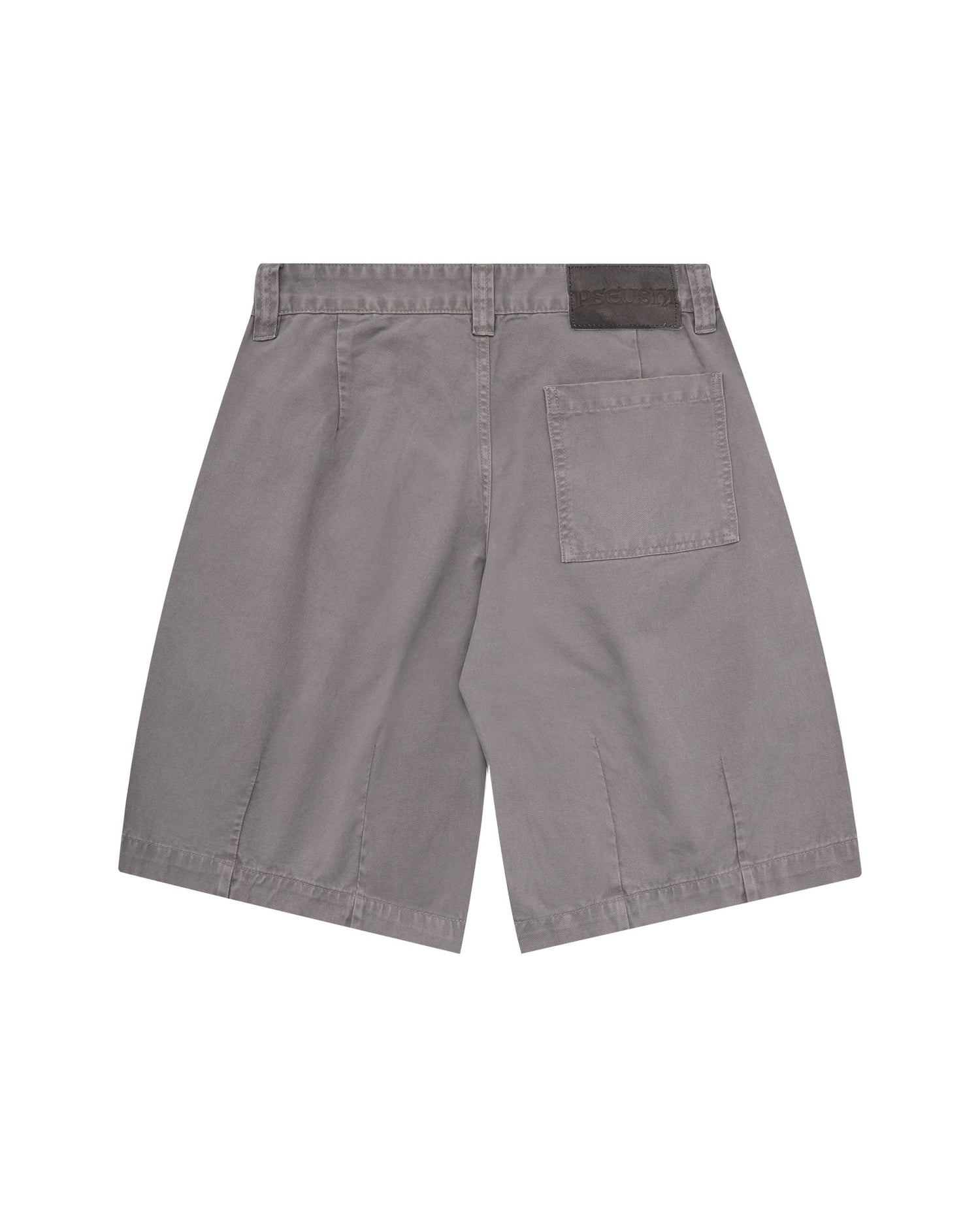 Pleated Balloon Shorts - Washed Grey
