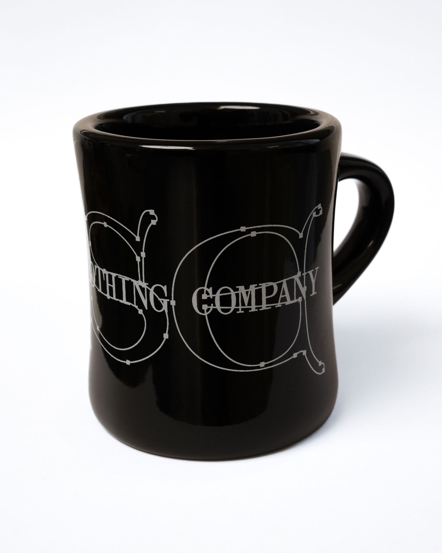 Gothic Logo Diner Mug - Black