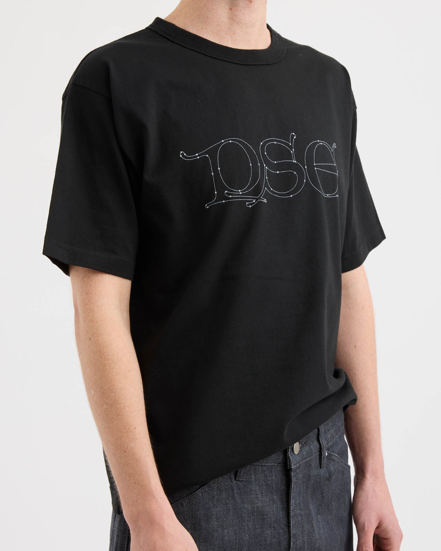 Gothic Logo Tee - Black