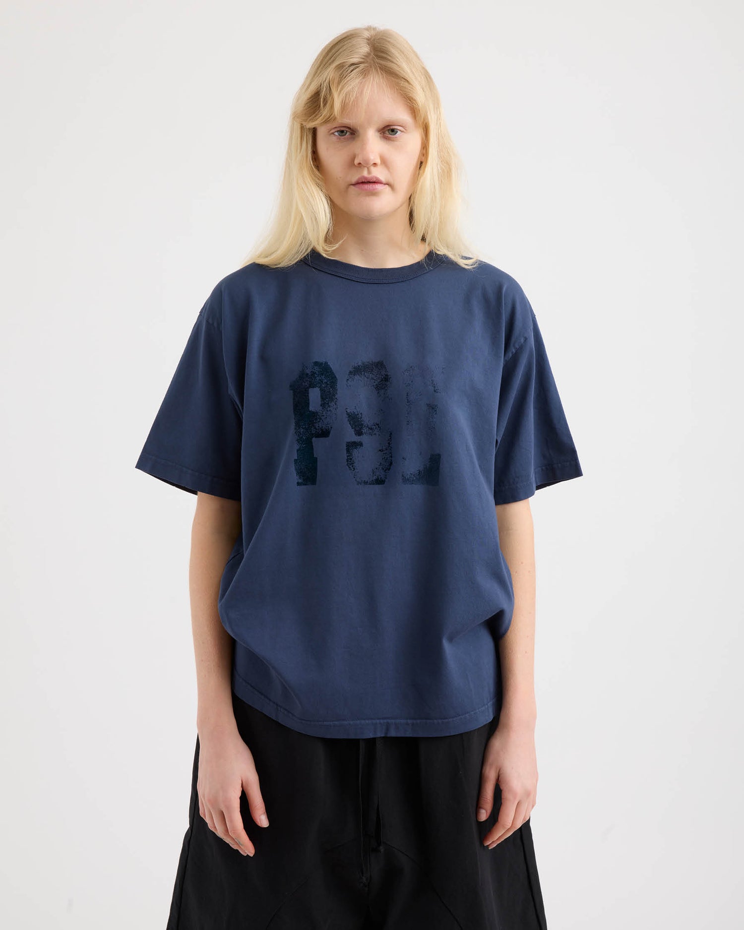 Boot Tee - Navy
