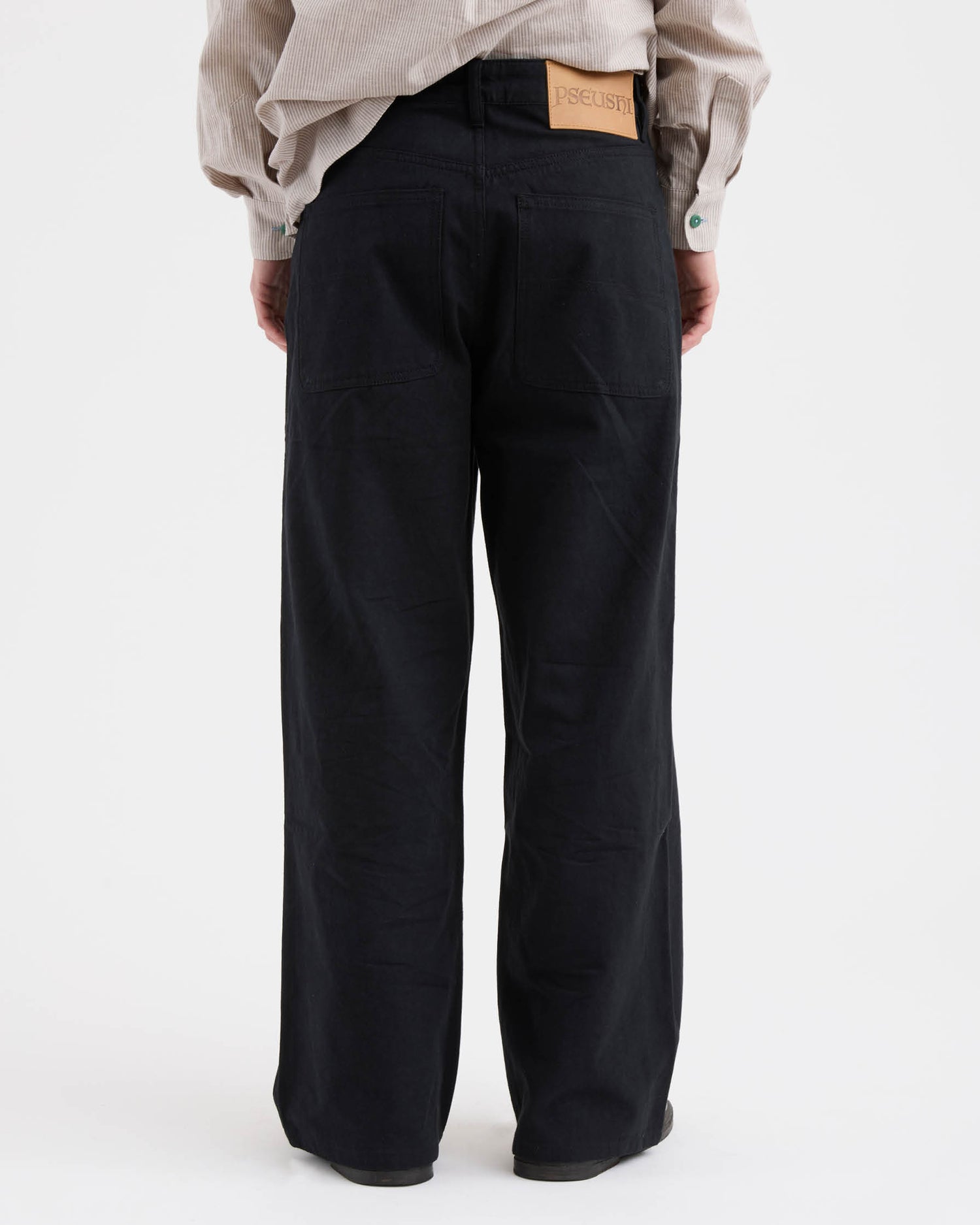 Loose Jeans - Washed Linen Canvas