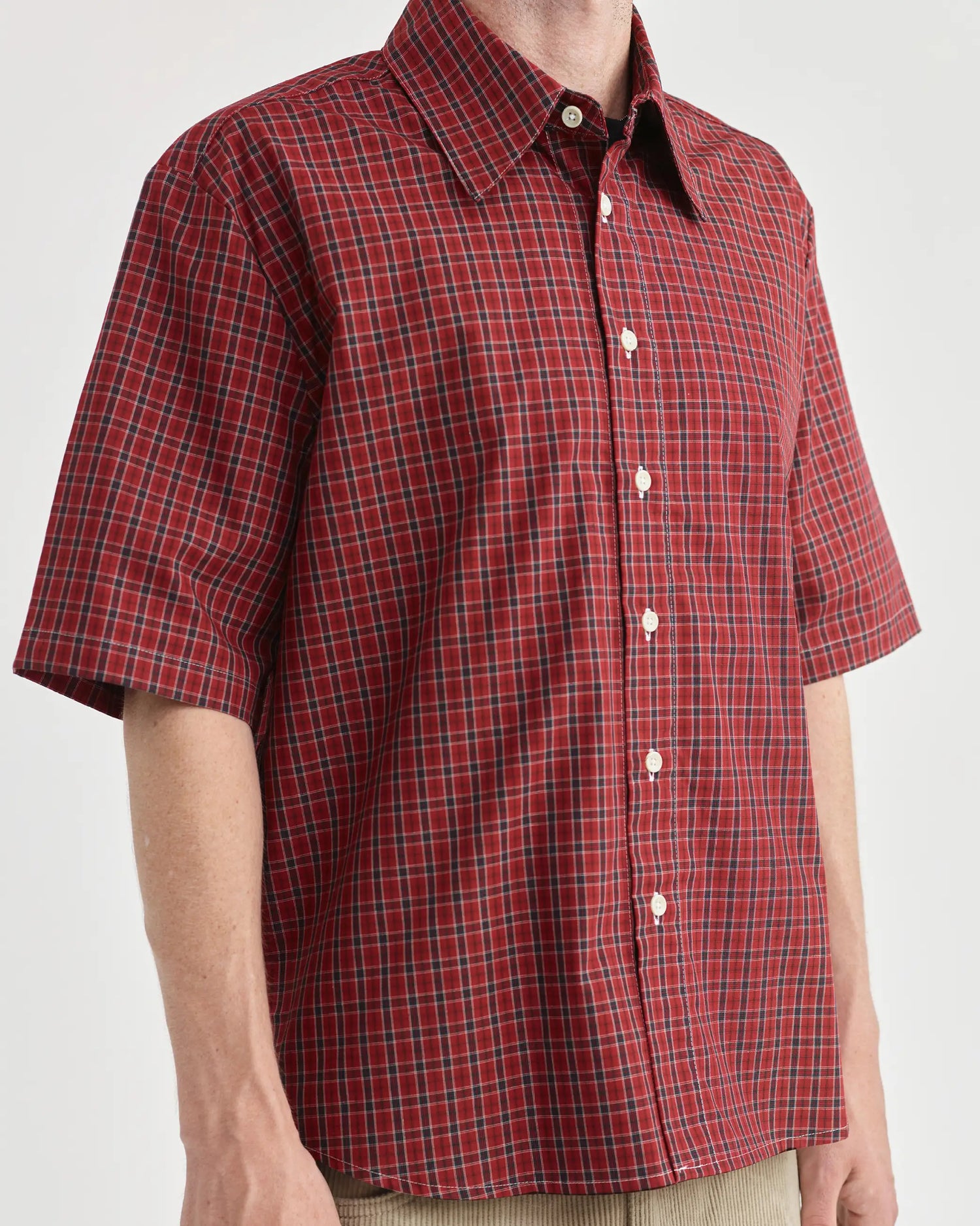 S/S Tartan Typewriter Shirt