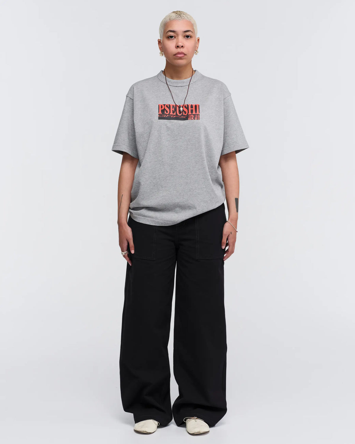 GRFX Tee - Grey Marle