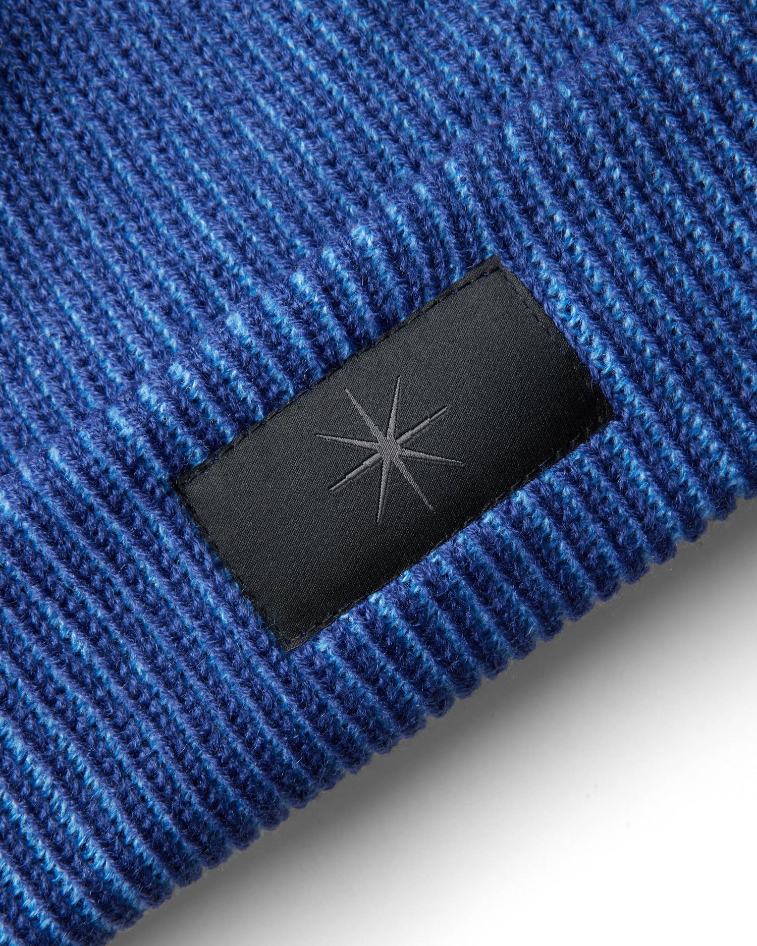 Ribbed Beanie - Blue