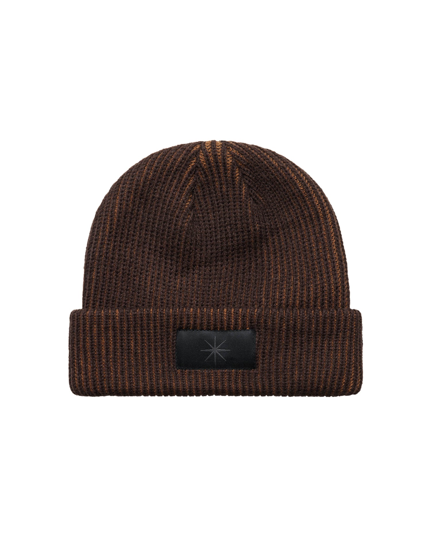 Ribbed Beanie - Brown